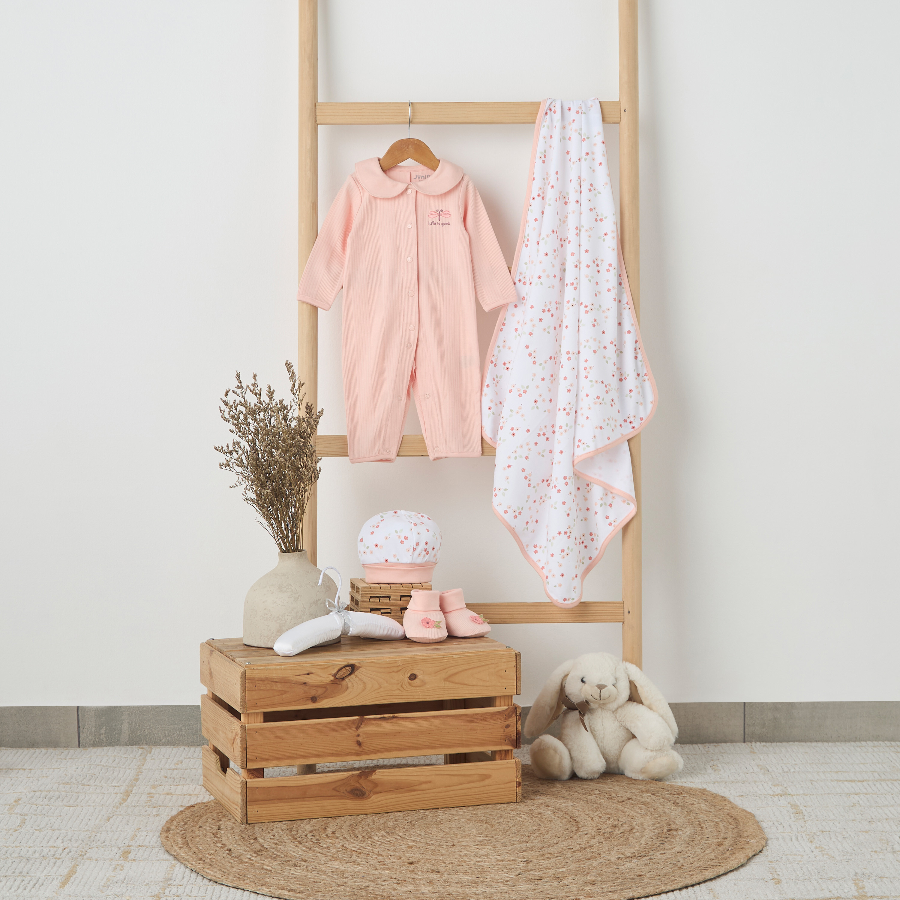 طقم هدايا ملابس 5 قطع بطبعة زهور من جونيورز-baby-girls-clothing-setsandcoords-image-10