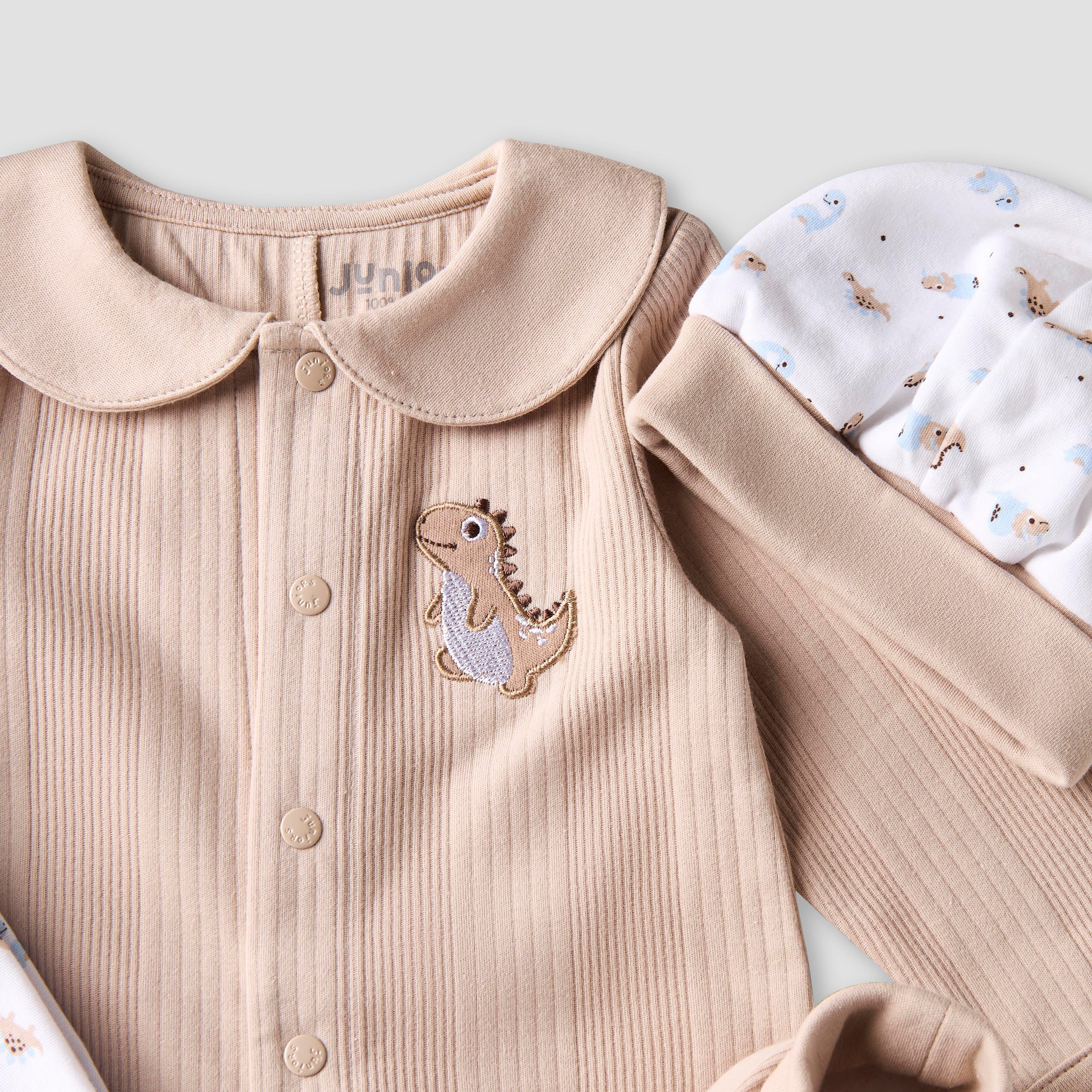 Set of 5 Juniors Clothing Gift Set with Dinosaur Print-baby-boys-clothing-setsandcoords-image-8