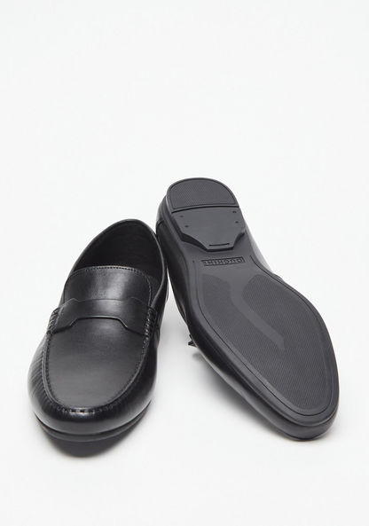 Duchini Men's Solid Slip-On Loafers