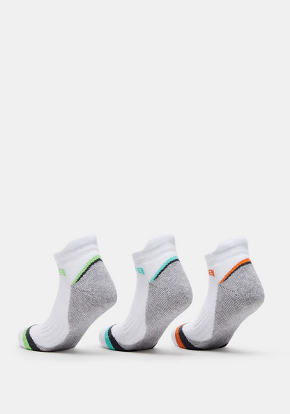 Kappa Printed Ankle Length Socks - Set of 3-Boy%27s Socks-image-1