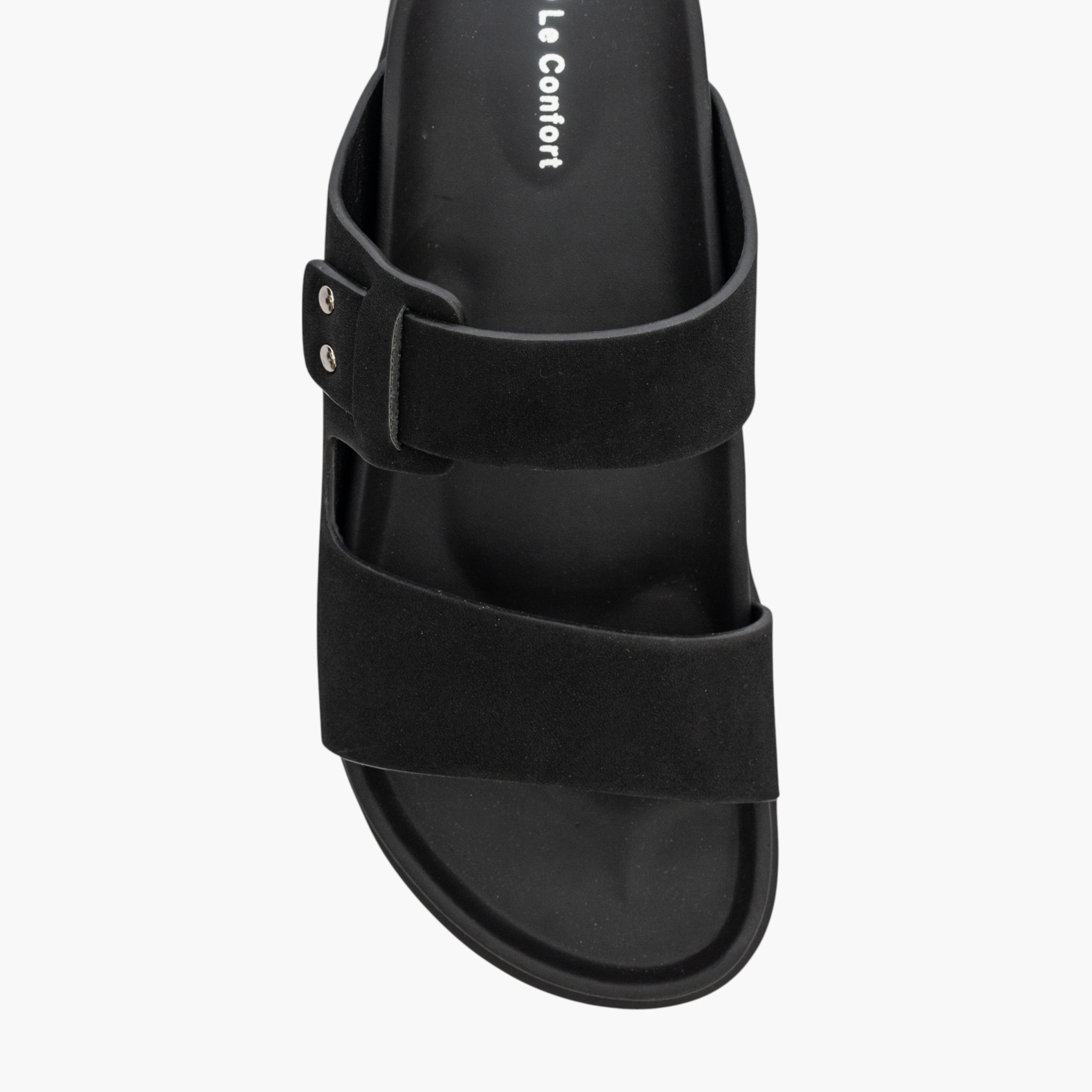 Le Confort Solid Slip-On Sandals-men-shoes-sandals-image-4