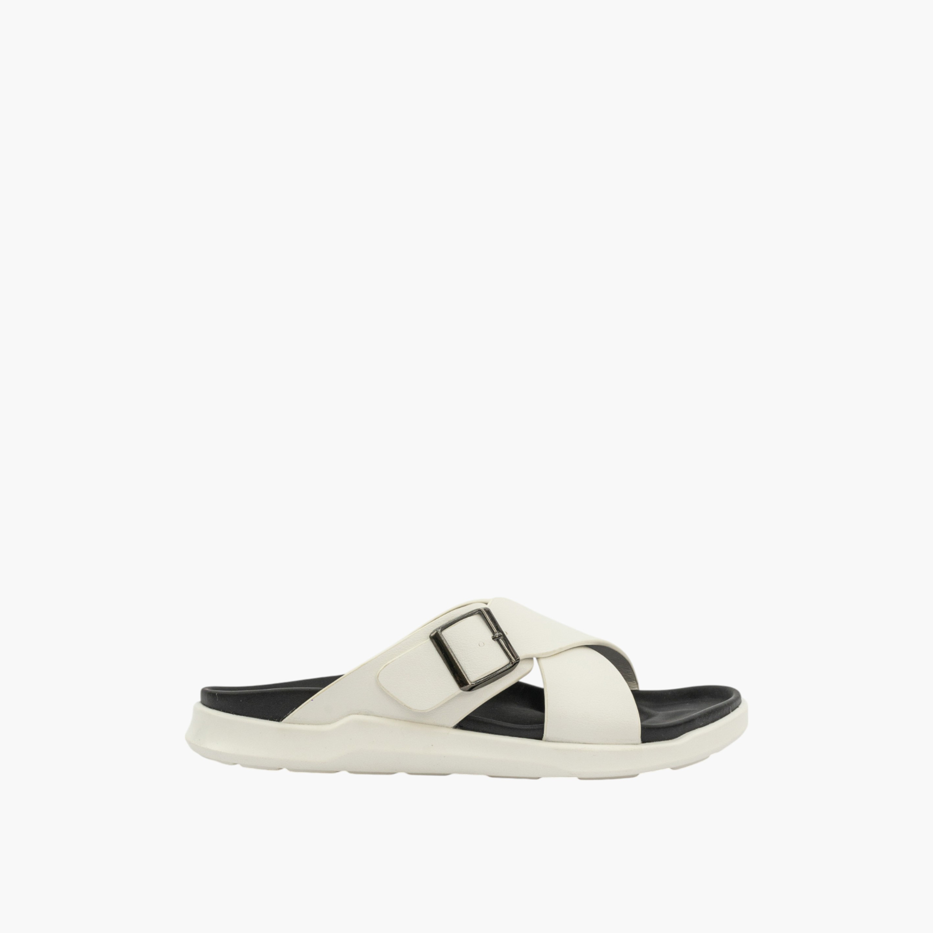 Le Confort Buckle Accent Cross-Strap Slip-On Sandals-men-shoes-sandals-image-3