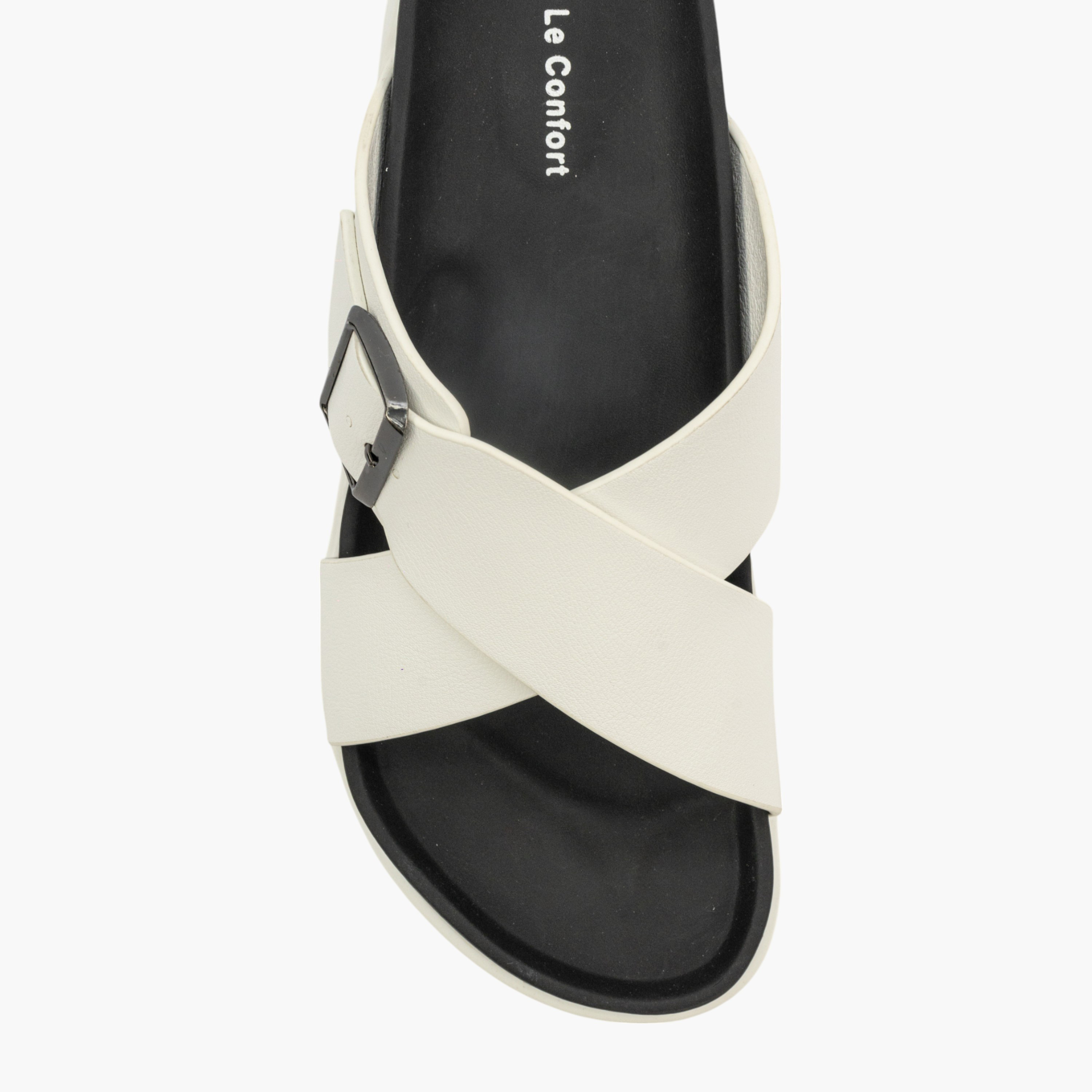 Le Confort Buckle Accent Cross-Strap Slip-On Sandals-men-shoes-sandals-image-4