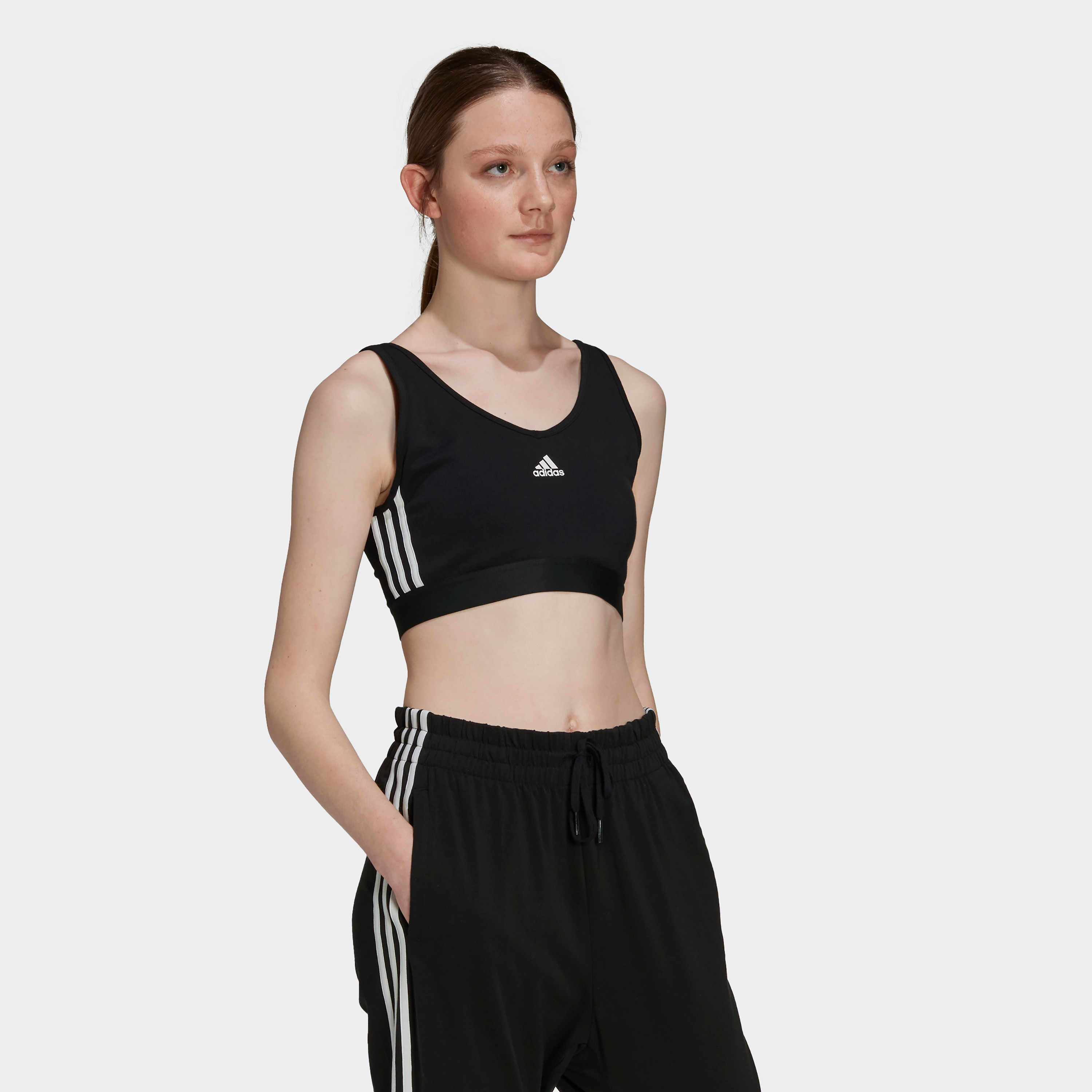  قميص تانك توب بدون من أديداس بثلاثة أشرطة-women-clothing-tshirts-image-1