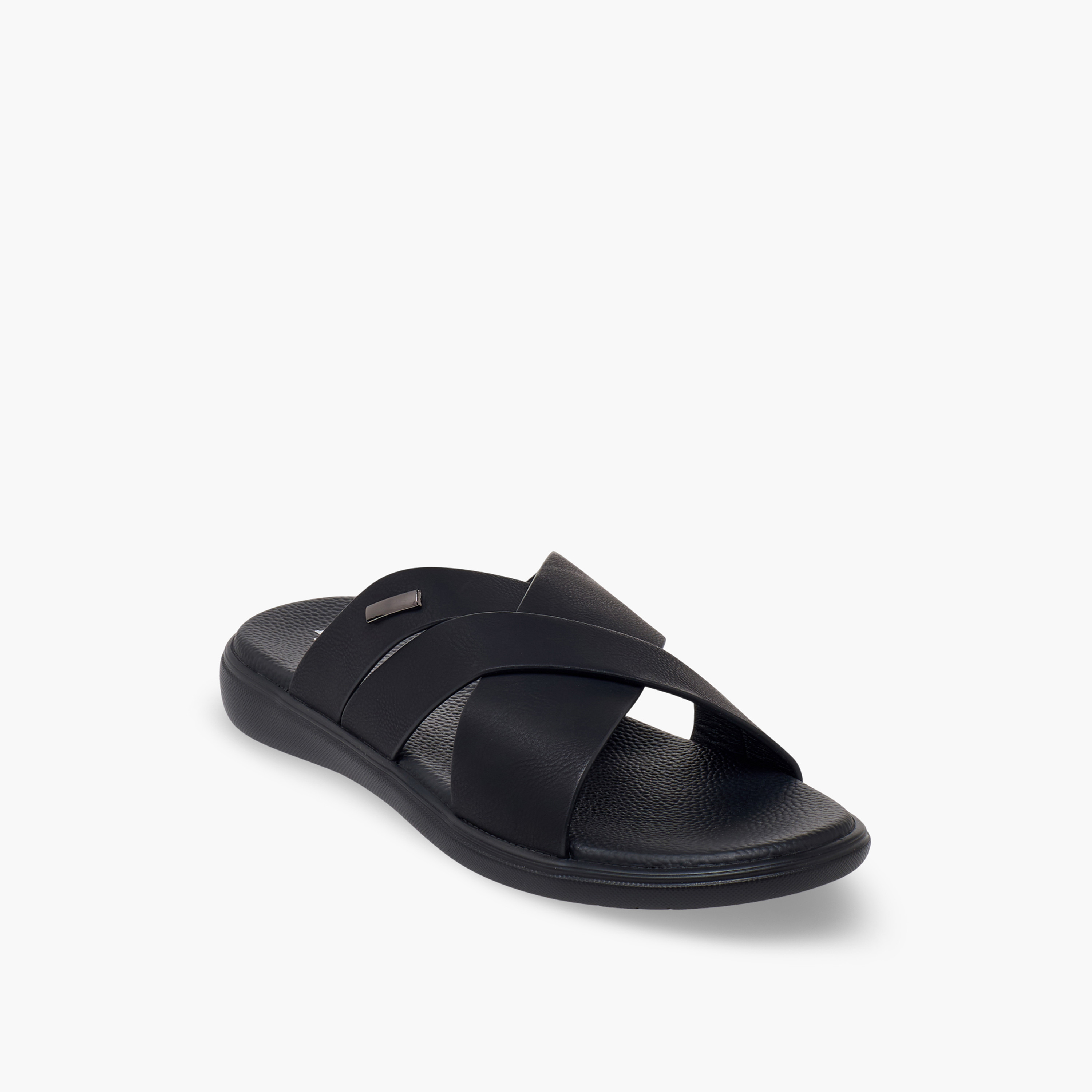 صندل مريح بأحزمة متقاطعة للرجال من إل بي إل من شو إكسبريس.-men-shoes-sandals-image-2