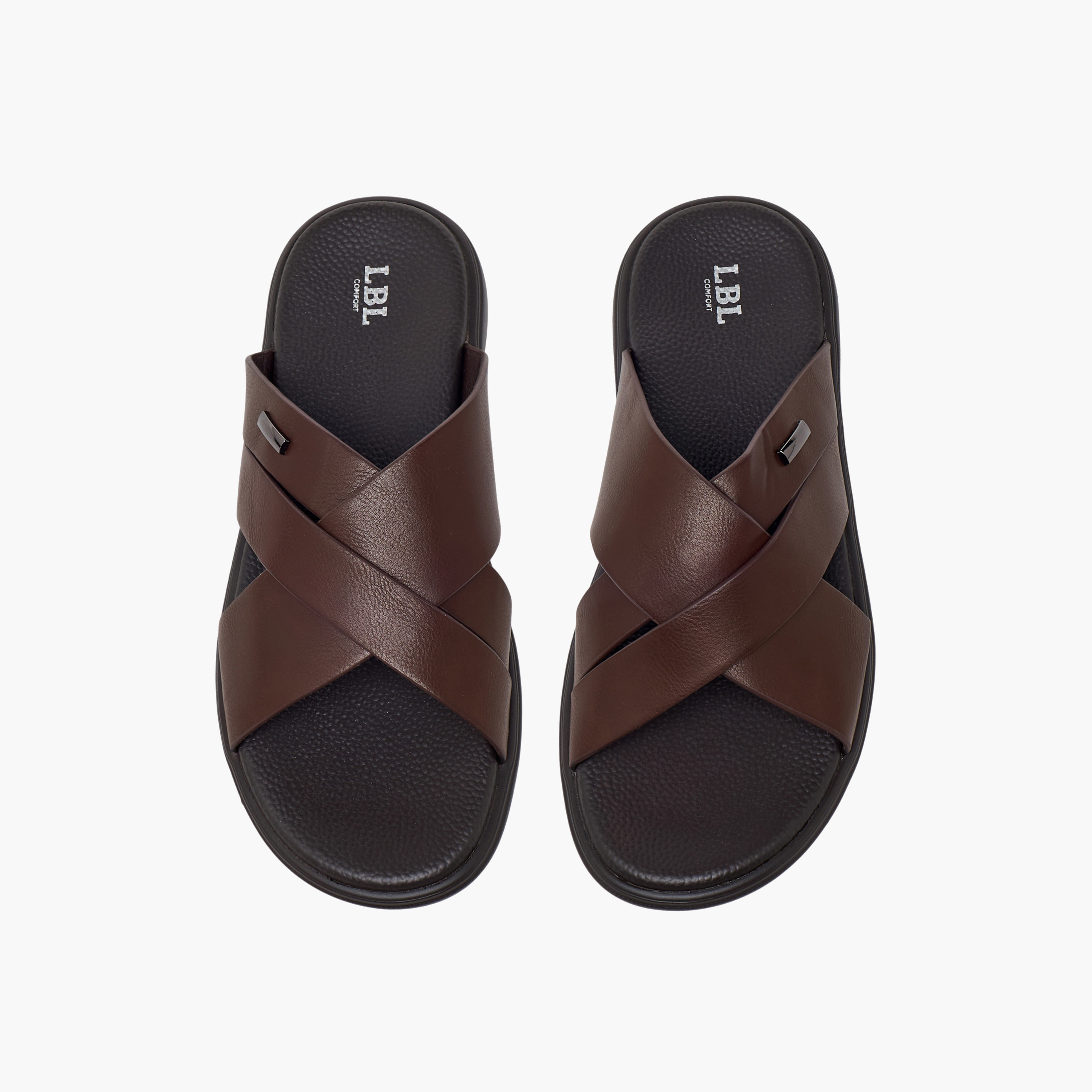 LBL by Shoexpress Men Criss-Cross Comfort Sandals-men-shoes-sandals-image-1