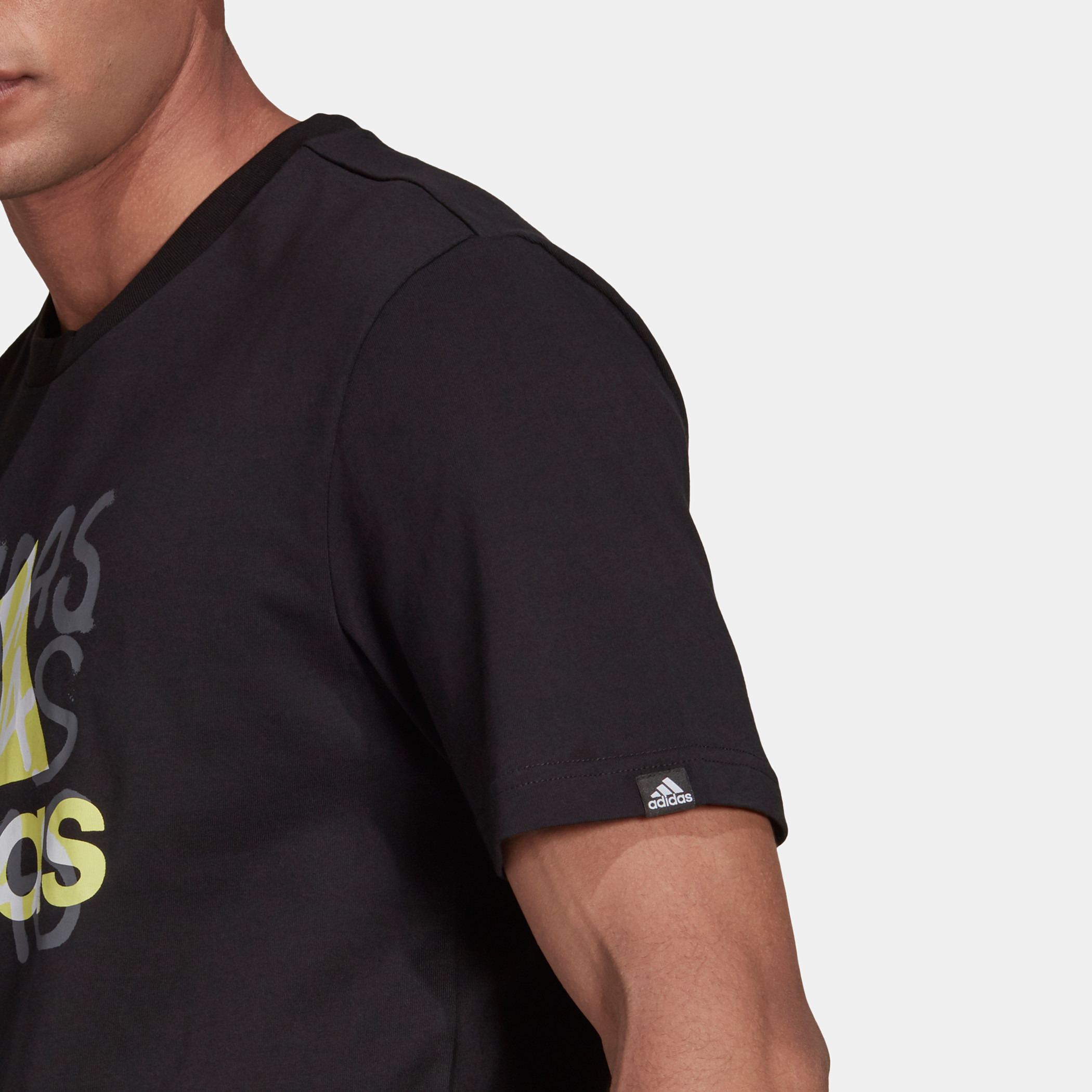 Adidas T-Shirt M Ovrspry T Black | Sportsman24