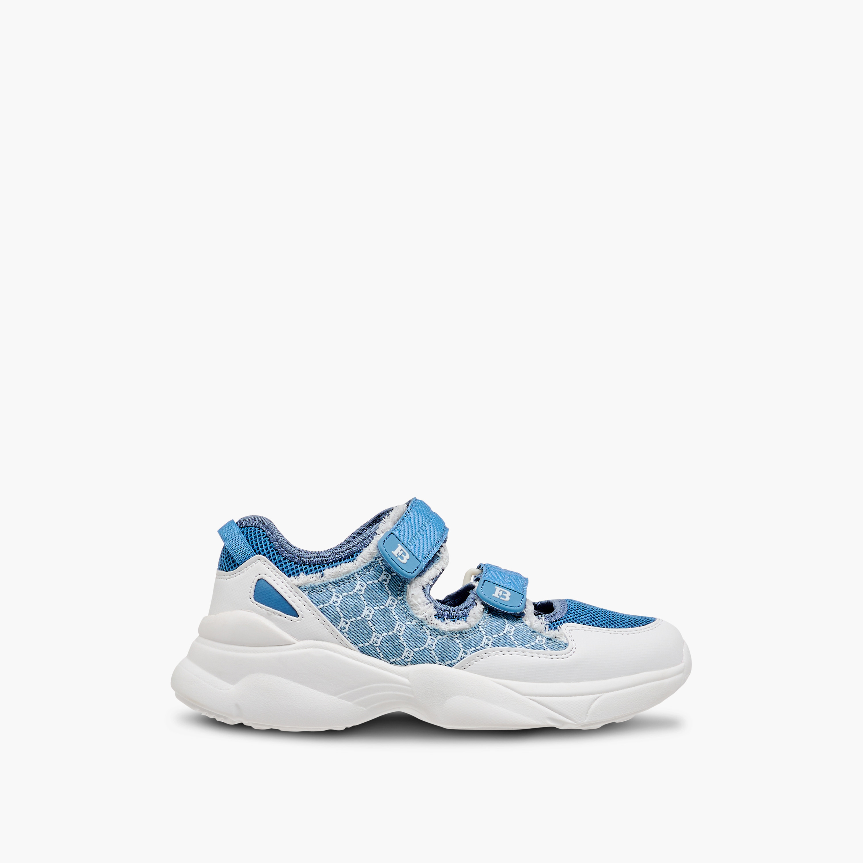 حذاء سنيكرز بشريط إغلاق لاصق وطبعات مونوجرام من فلورا بيلا-women-shoes-sneakers-image-8
