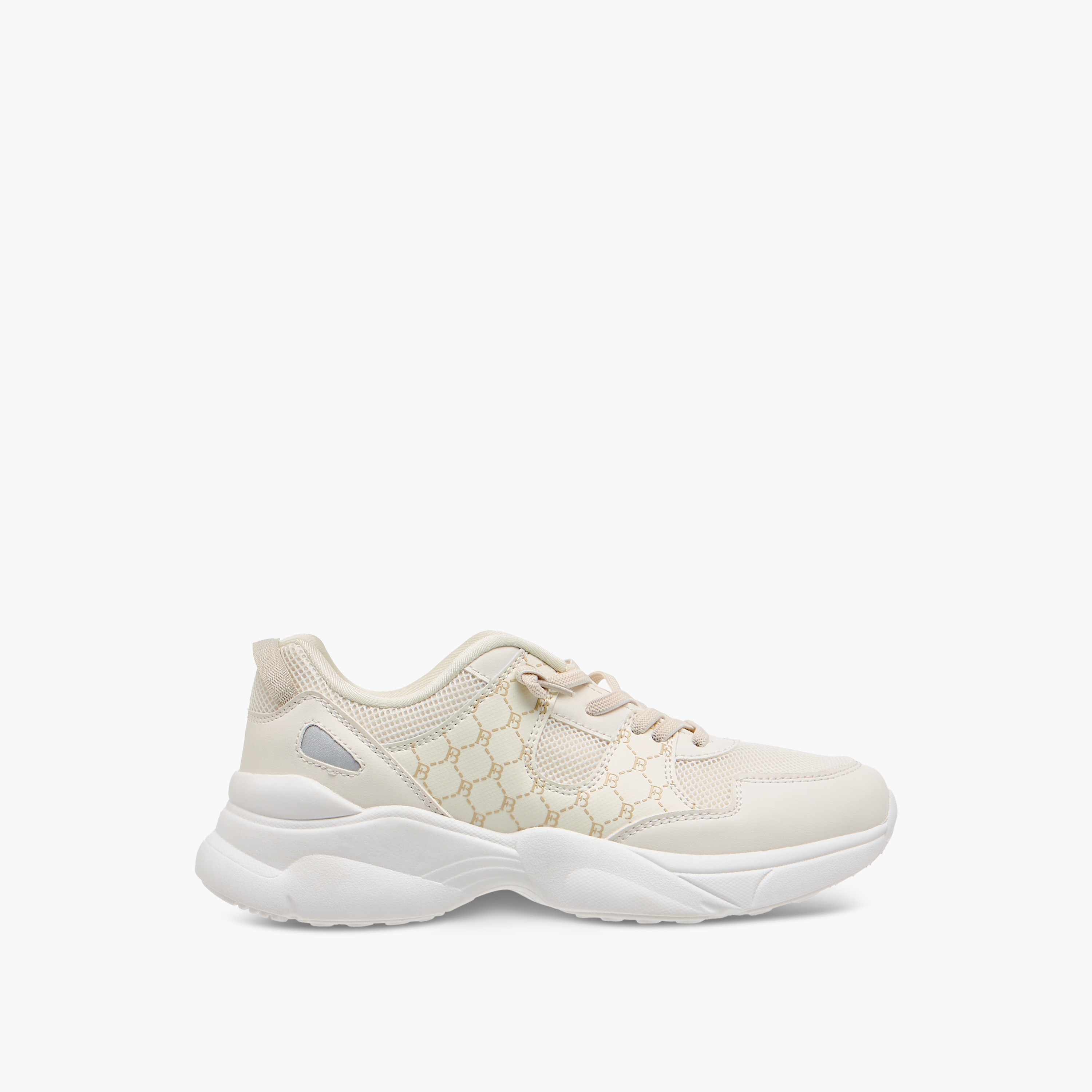 Flora Bella Monogram Print Ankle Sneakers with Lace-Up Closure-women-shoes-sneakers-image-8