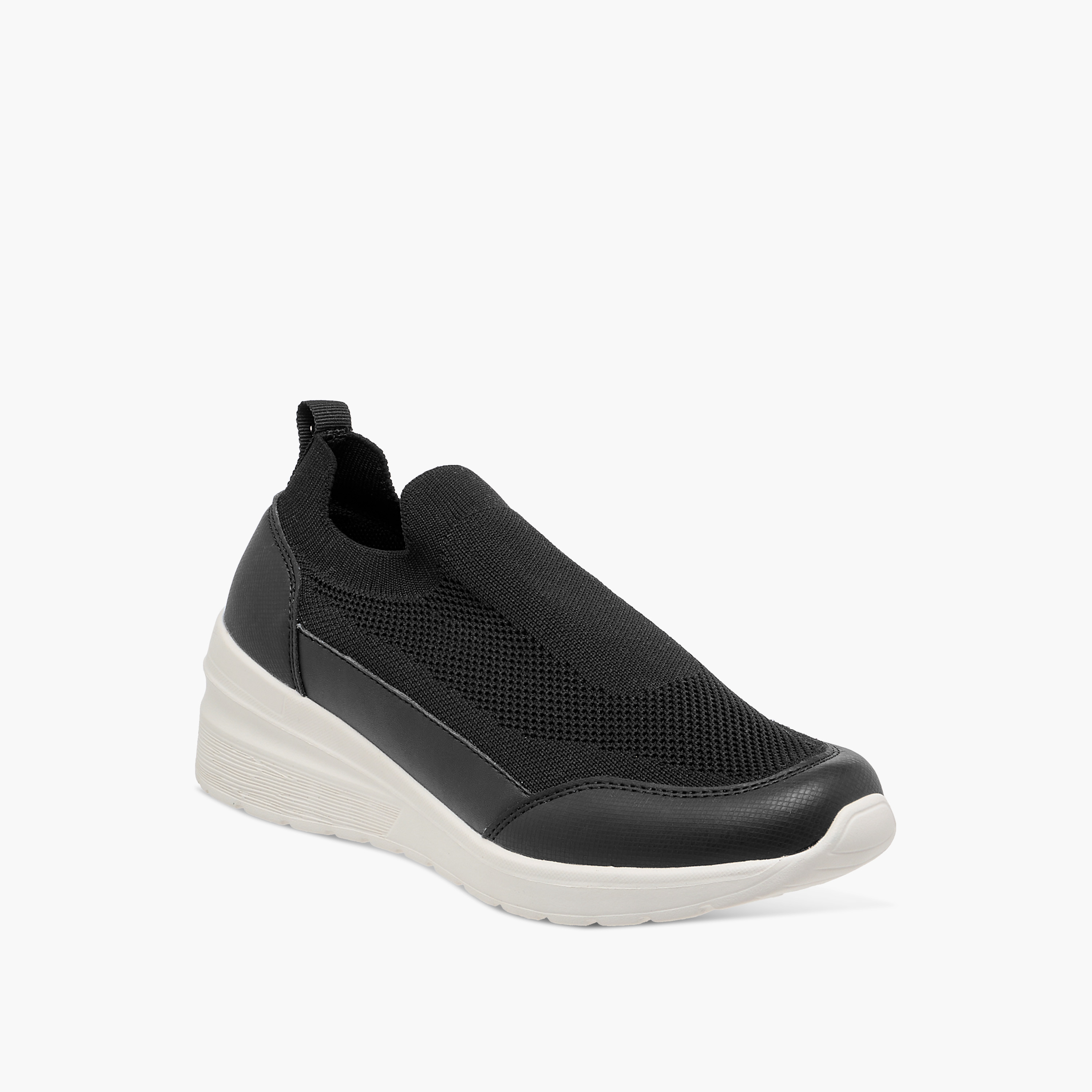 حذاء سنيكرز سهل الارتداء بارز الملمس بألسنة سحب من فلورا بيلا-women-shoes-sneakers-image-2