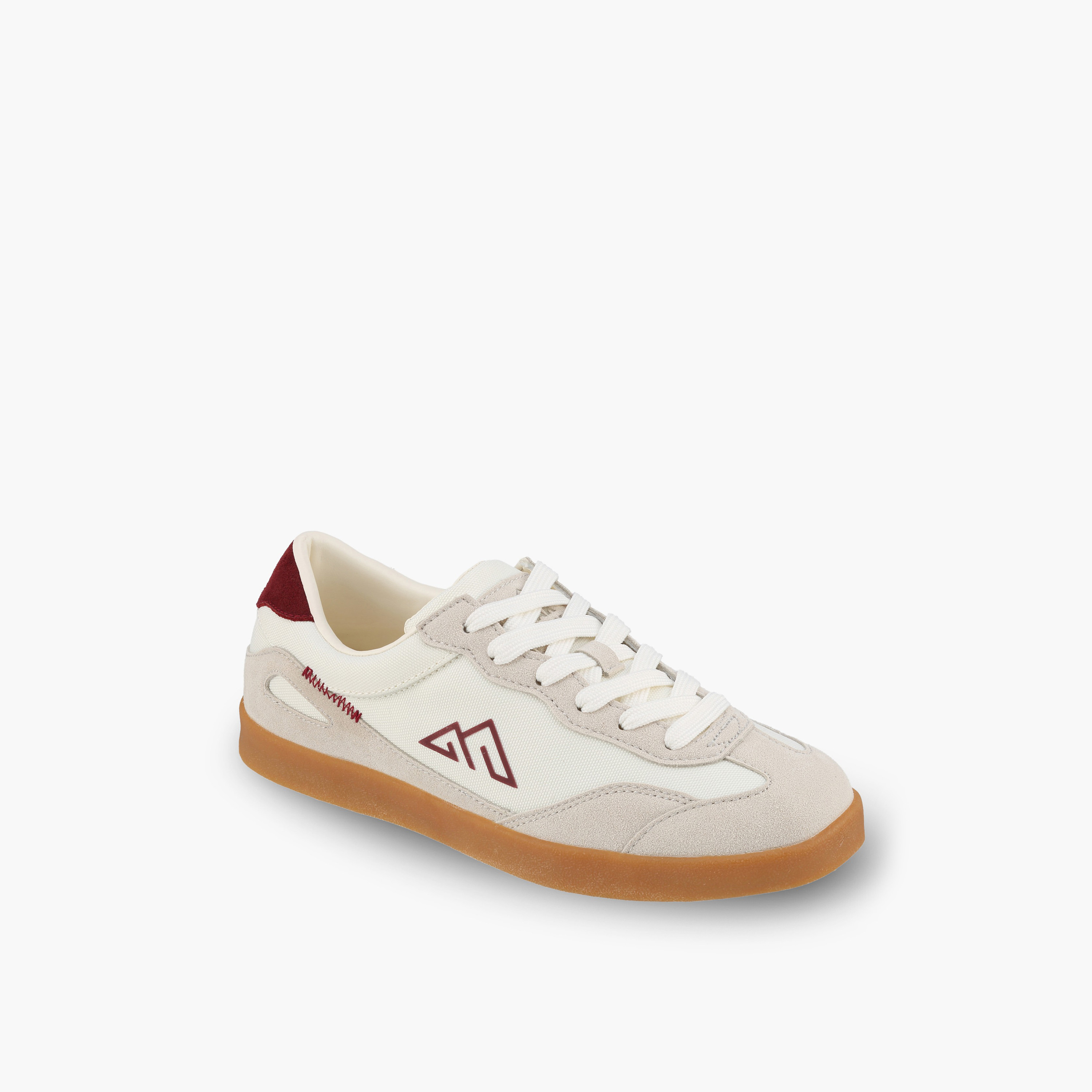 Oaklan by Shoexpress Girls Logo Print Lace-Up Ankle Sneakers-girls-shoes-sneakers-image-2
