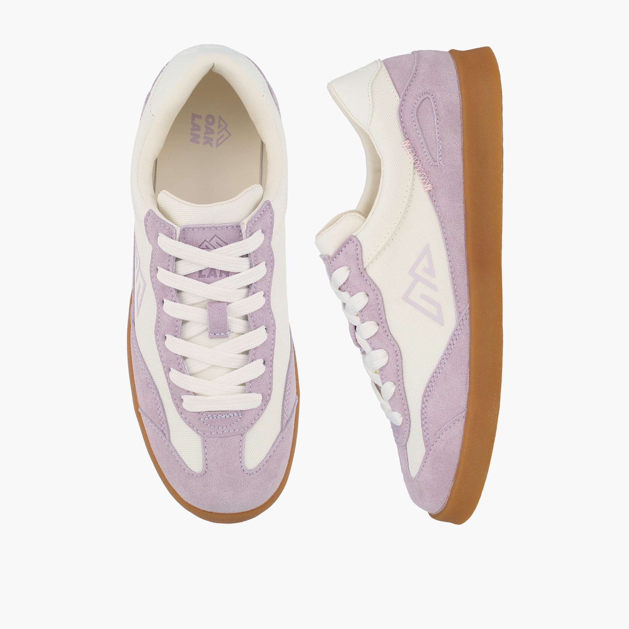 Oaklan by Shoexpress Girls Logo Print Lace-Up Ankle Sneakers-girls-shoes-sneakers-image-1