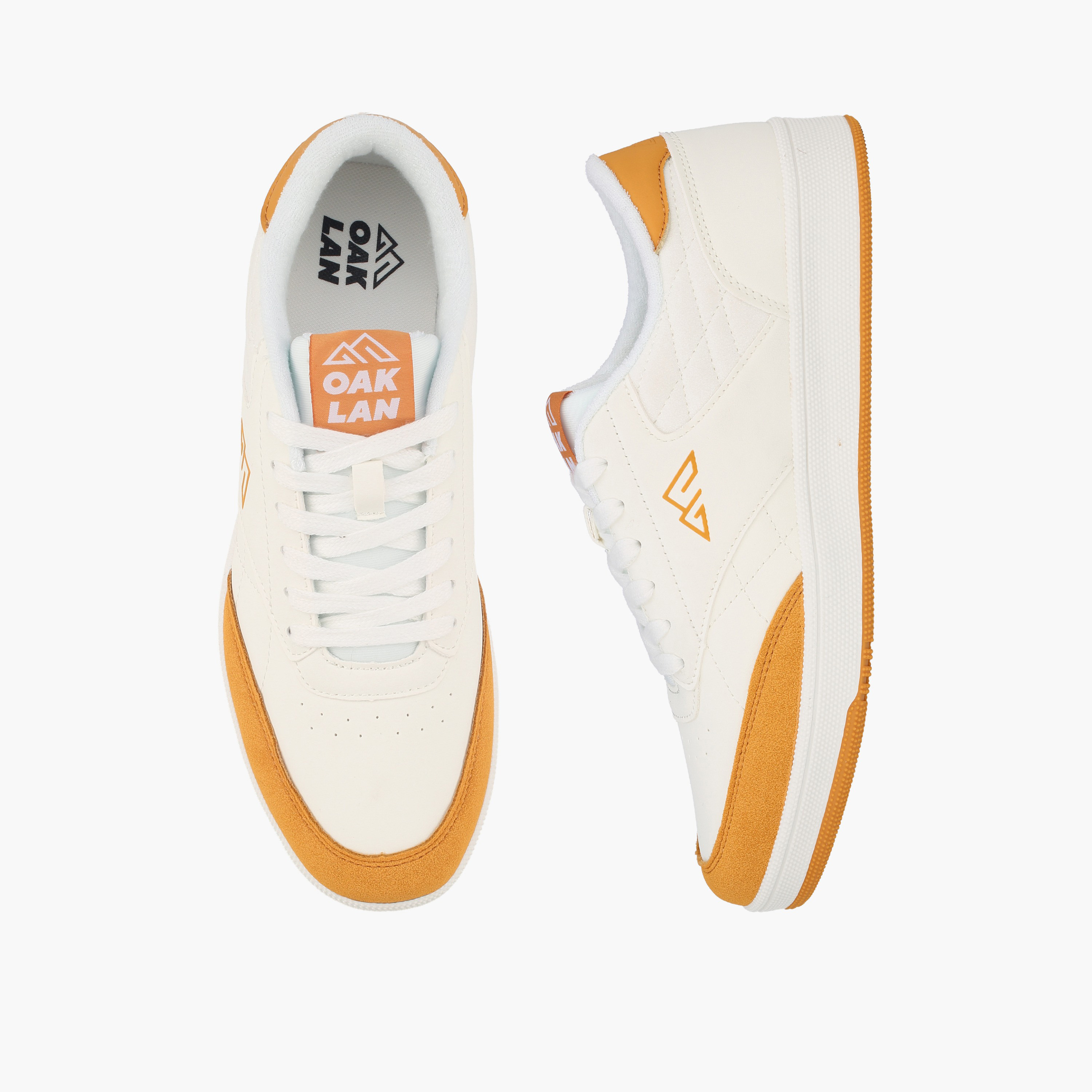 Oaklan by Shoexpress Men Logo Print Lace-Up Ankle Sneakers-men-shoes-sneakers-image-1