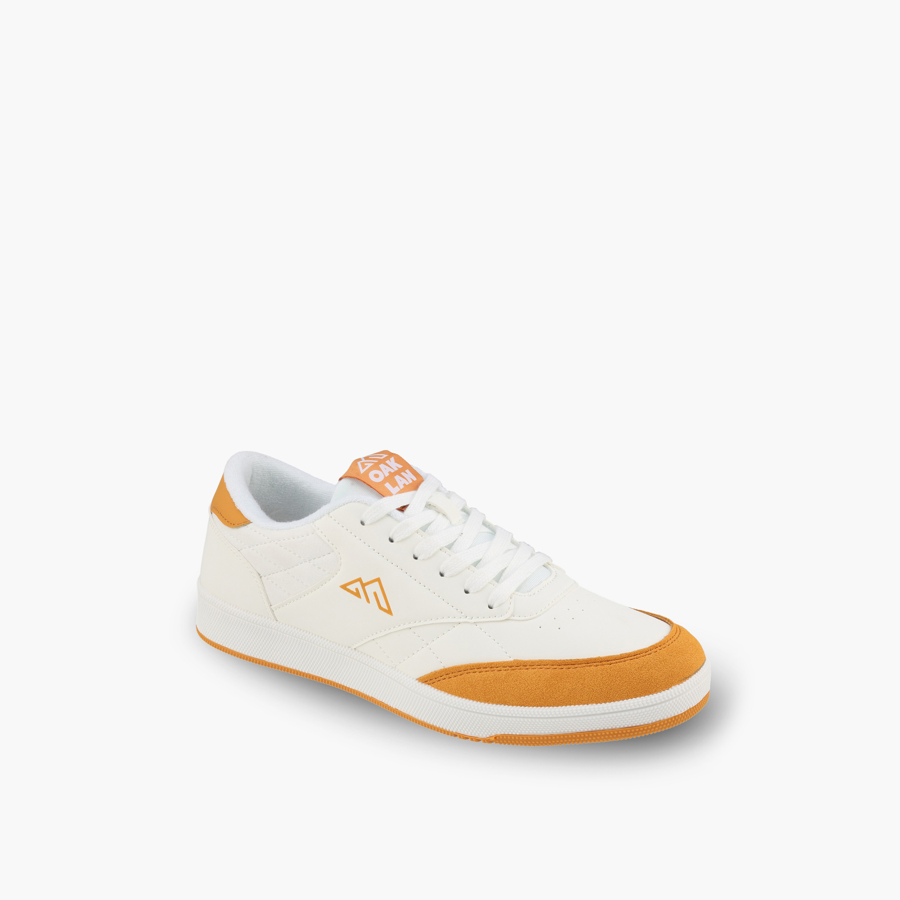 Oaklan by Shoexpress Men Logo Print Lace-Up Ankle Sneakers-men-shoes-sneakers-image-2
