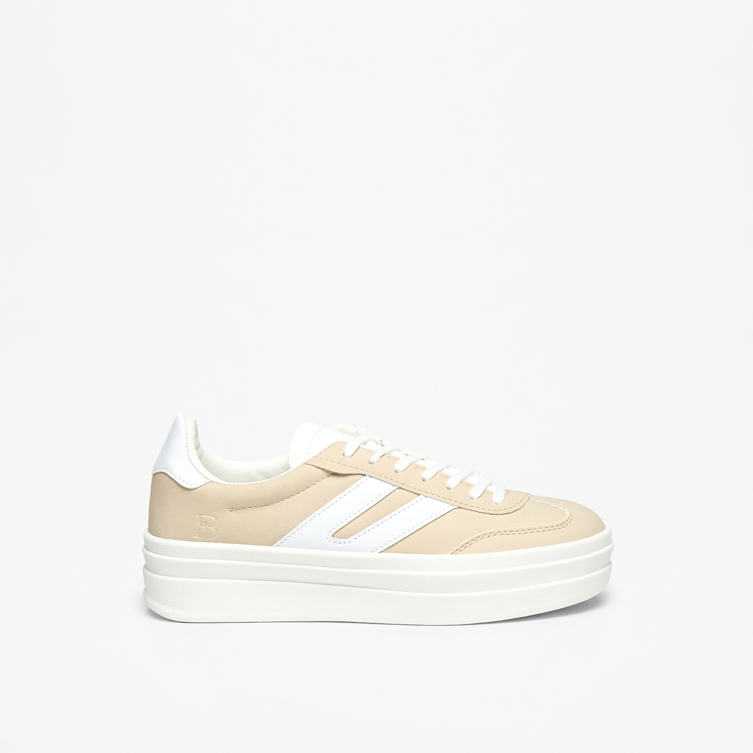 Flora Bella Panelled Lace-Up Low Ankle Sneakers-women-shoes-sneakers-image-3