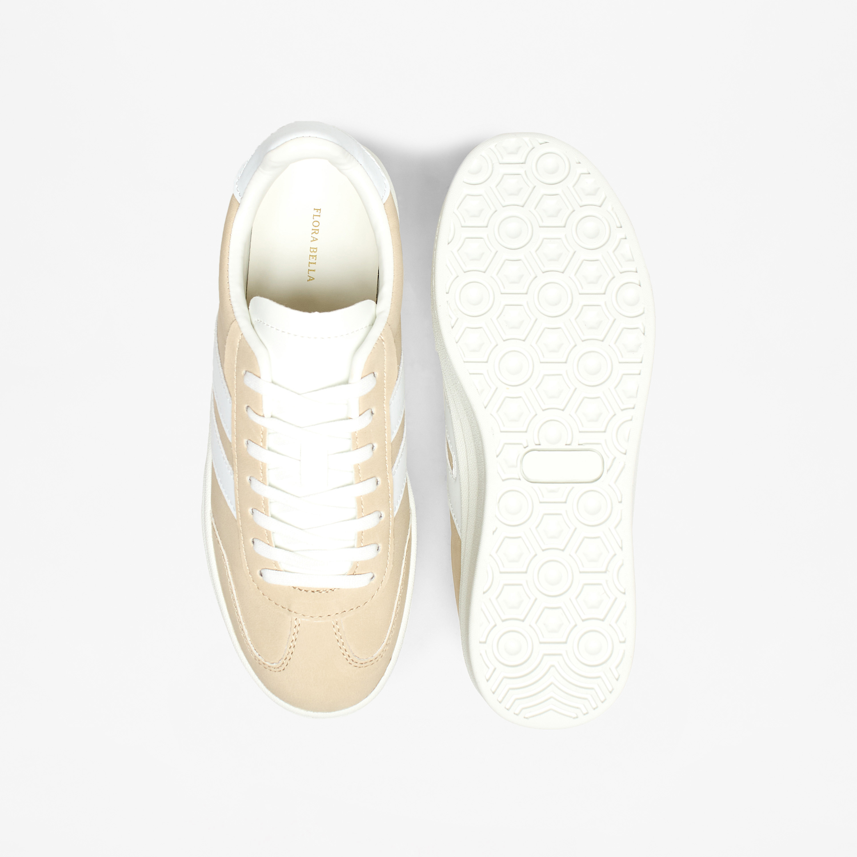 Flora Bella Panelled Lace-Up Low Ankle Sneakers-women-shoes-sneakers-image-4