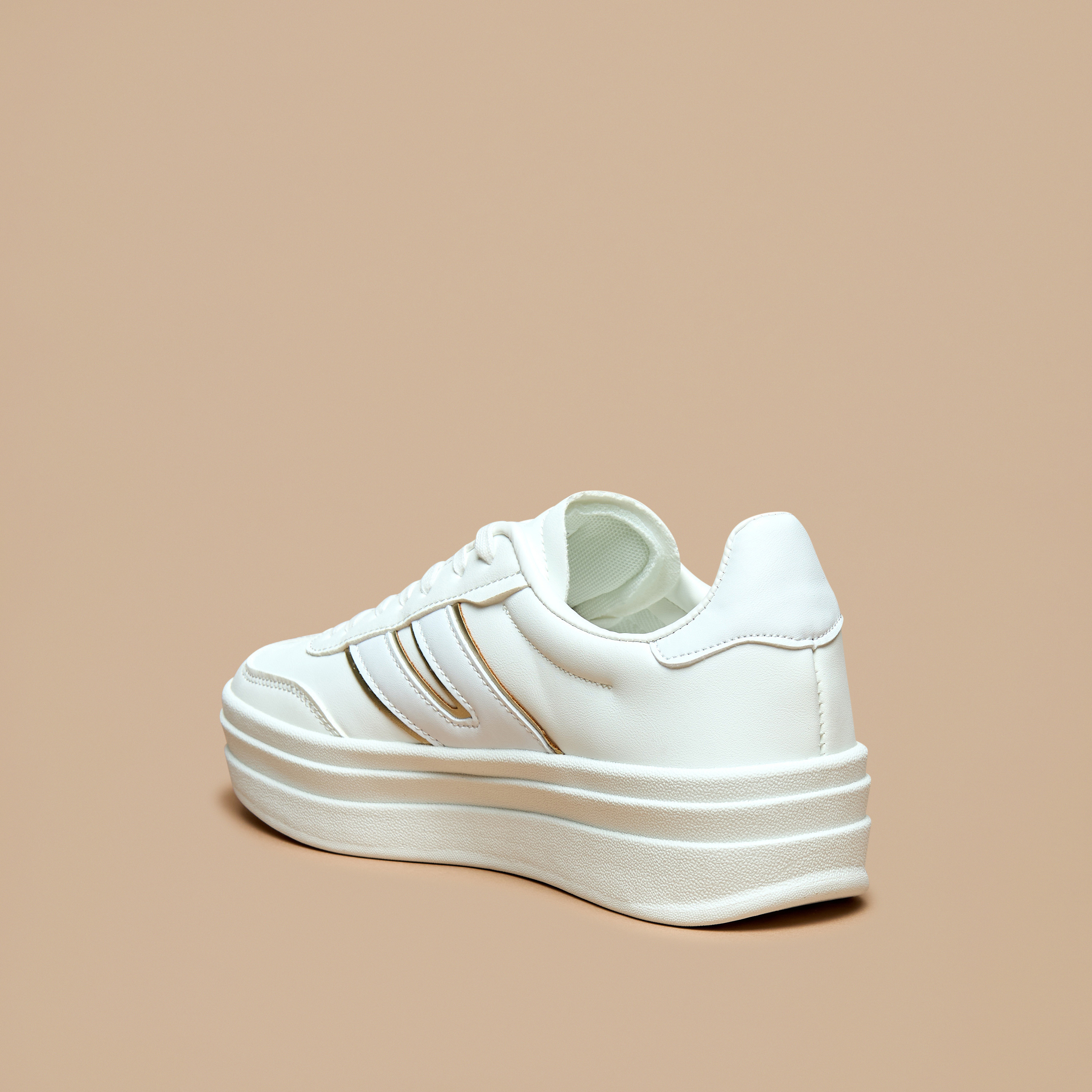 Flora Bella Panelled Lace-Up Low Ankle Sneakers-women-shoes-sneakers-image-7