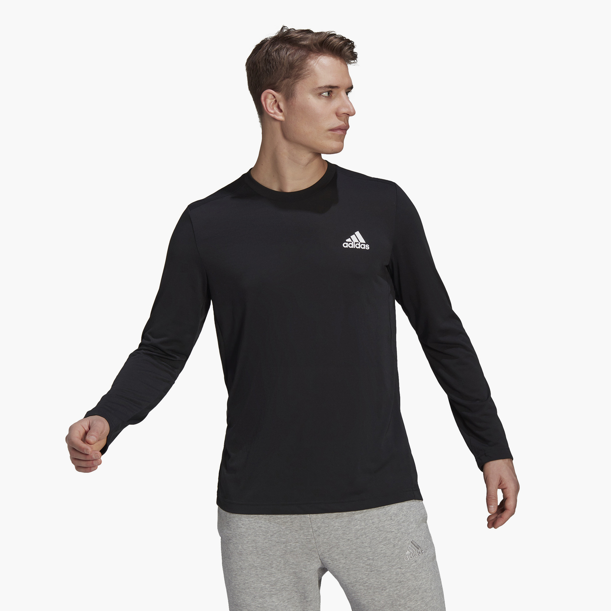 Adidas M Fr Ls T Men Logo T-Shirt-men-clothing-sportswearandactivewear-tshirtsandpolos-image-1