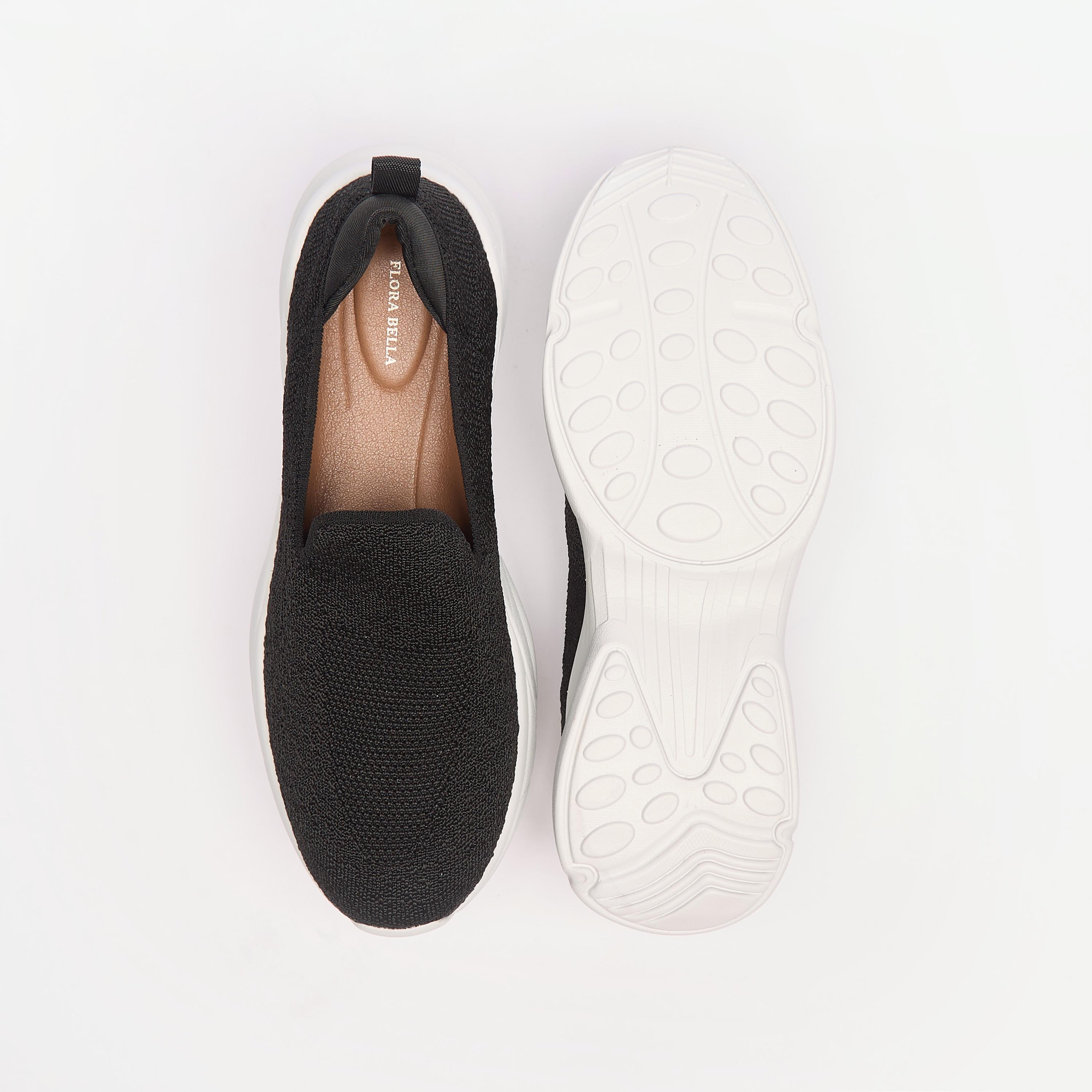 حذاء بارز الملمس سهل الارتداء بلسان سحب من فلورا بيلا-women-shoes-sneakers-image-4