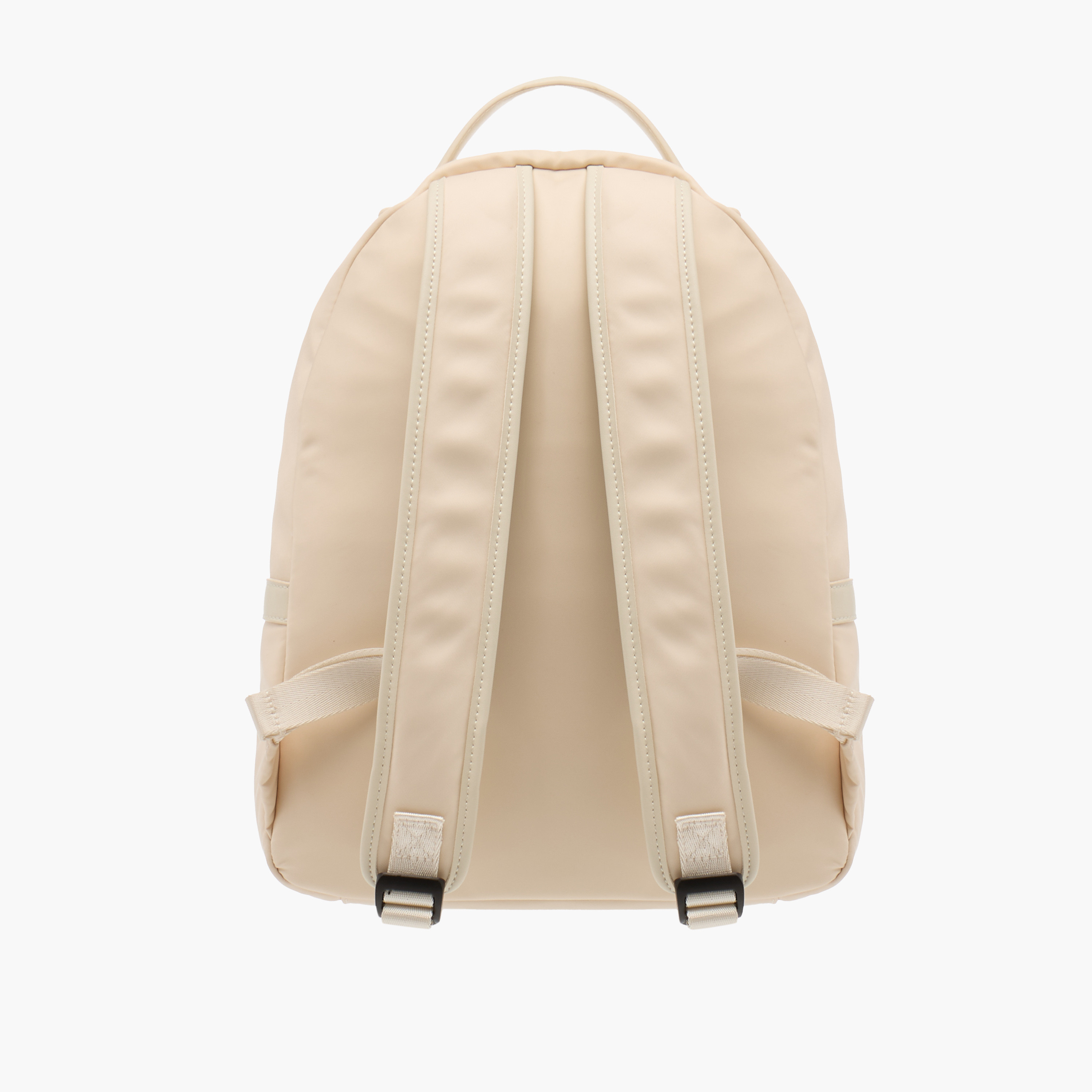 Lee Cooper Logo Print Backpack with Adjustable Straps and Handle-women-bagsandwallets-backpacks-image-3