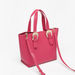 Haadana Solid Tote Bag with Embellished Buckle Accent and Pouch-Women%27s Handbags-thumbnailMobile-2