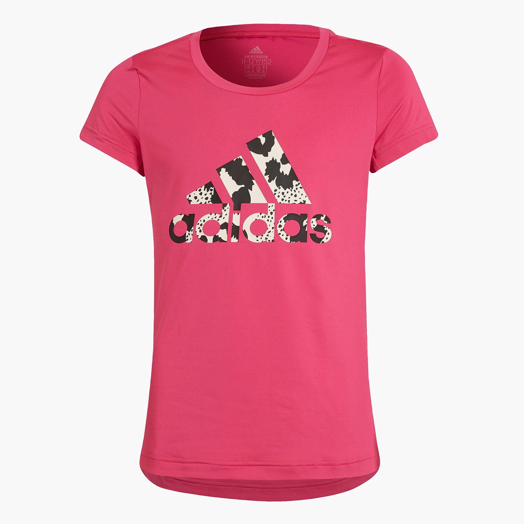 Buy adidas Logo Print T shirt with Short Sleeves Online for Girls Centrepoint Bahrain