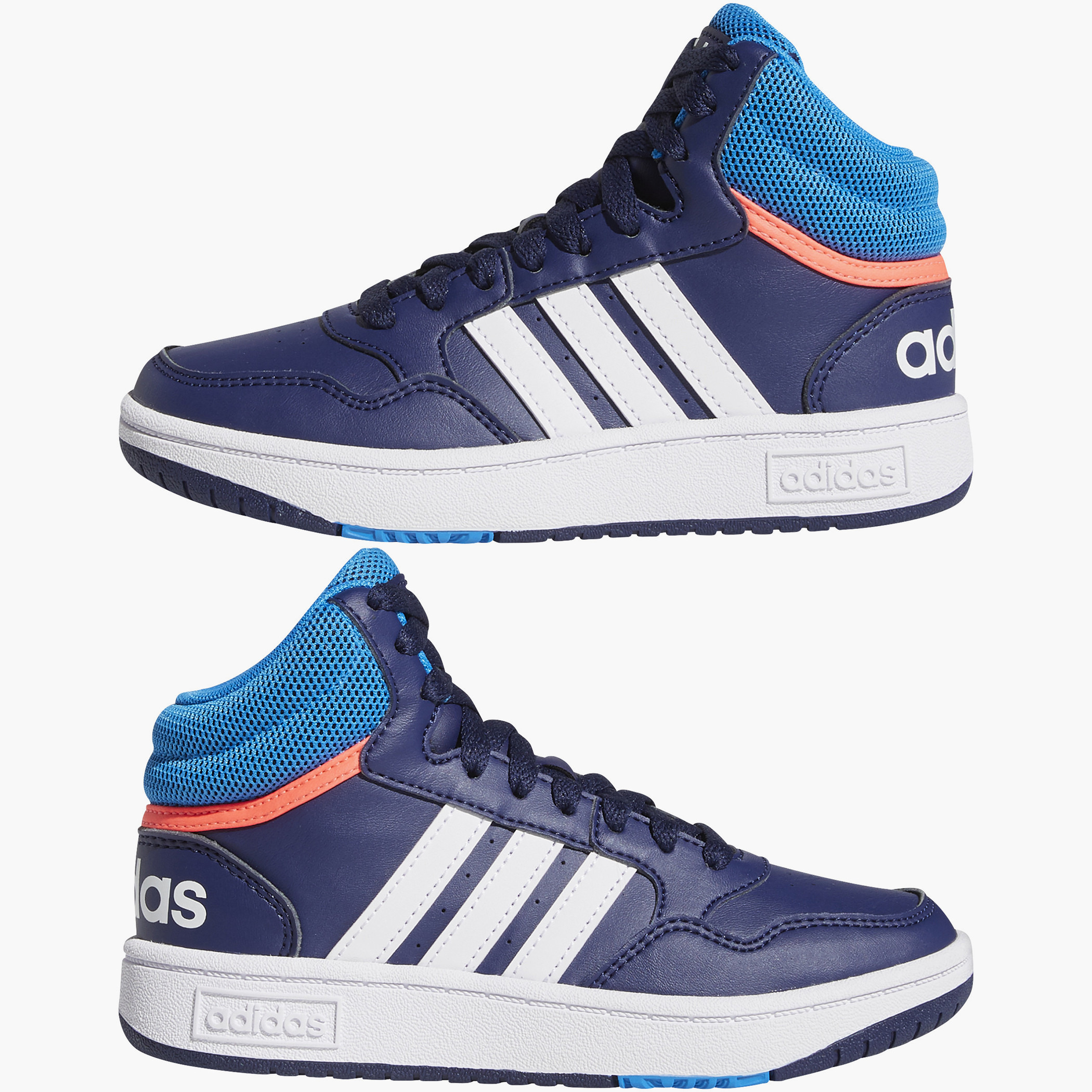 حذاء سنيكرز من أديداس من أطواق متوسطة 3.0 ك للأطفال GW0400-sports-boys-shoes-image-1