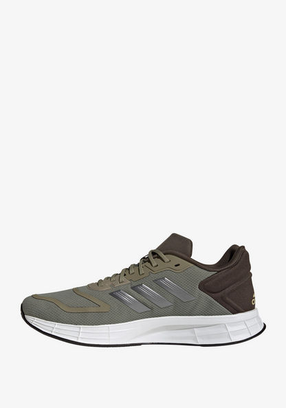 Adidas Men's Textured Running Shoes with Lace-Up Closure - DURAMO 10-Men%27s Sports Shoes-image-2