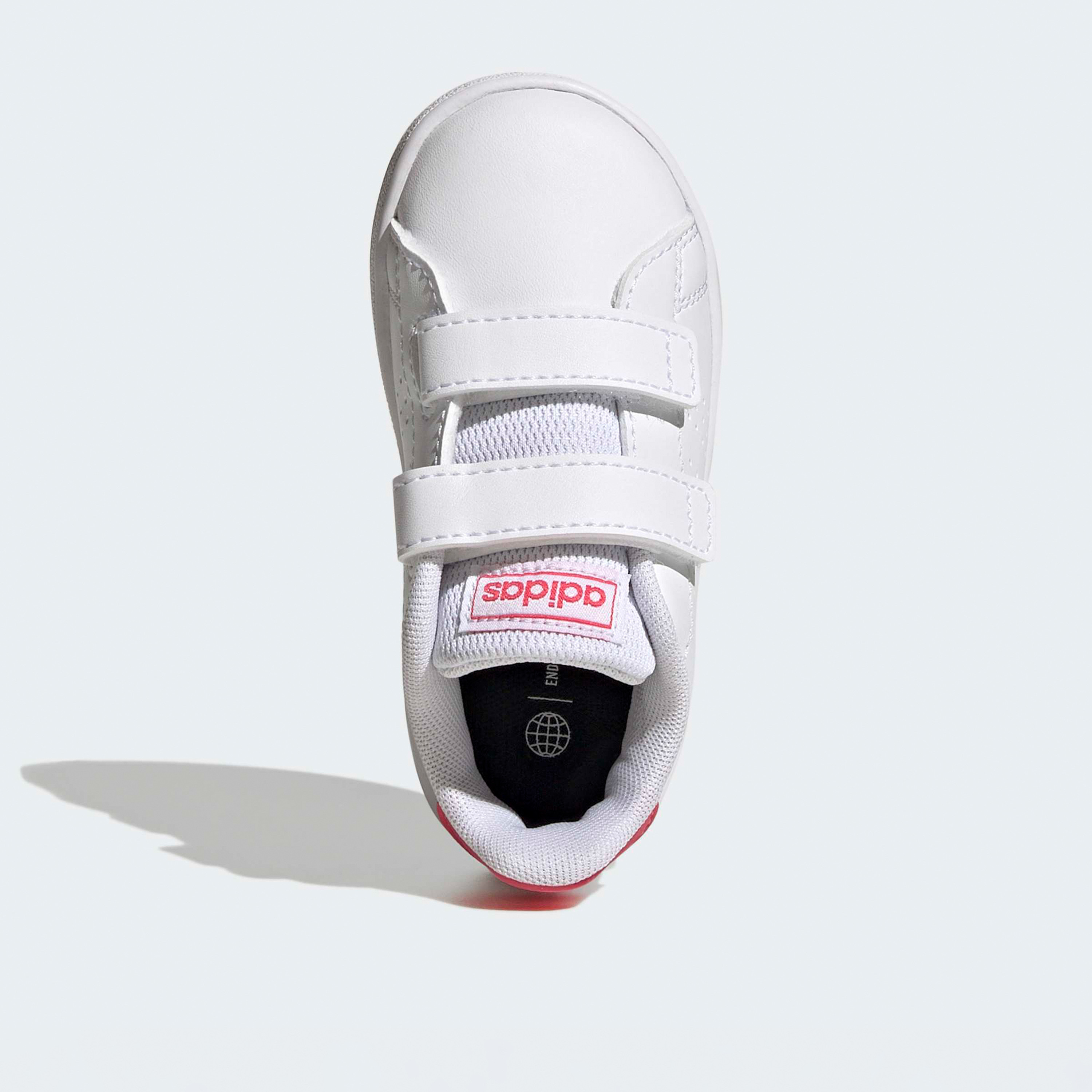 Adidas Girls Advantage Hook & Loop Ankle Sneakers-baby-girls-shoes-closedshoes-image-3