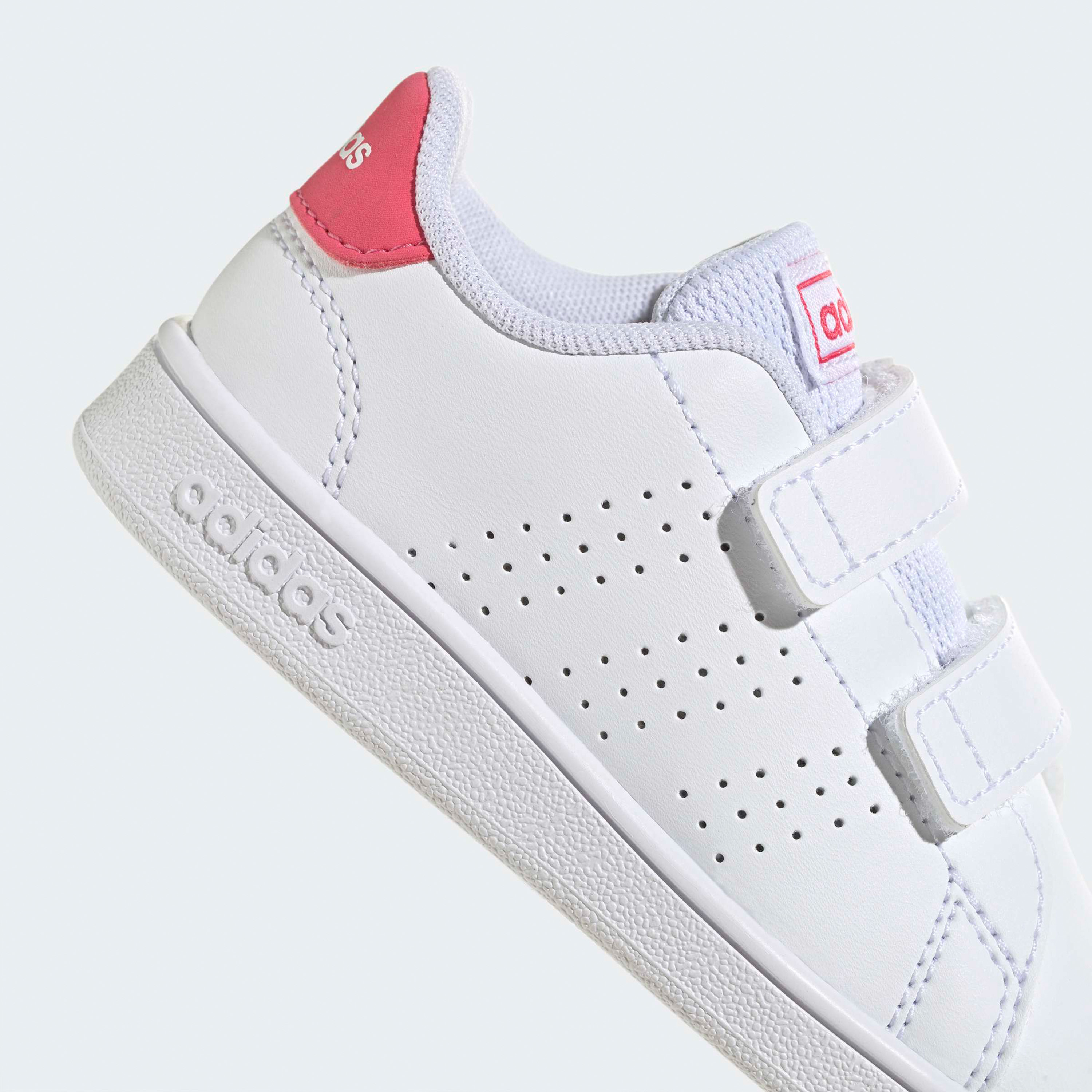 Adidas Girls Advantage Hook & Loop Ankle Sneakers-baby-girls-shoes-closedshoes-image-5