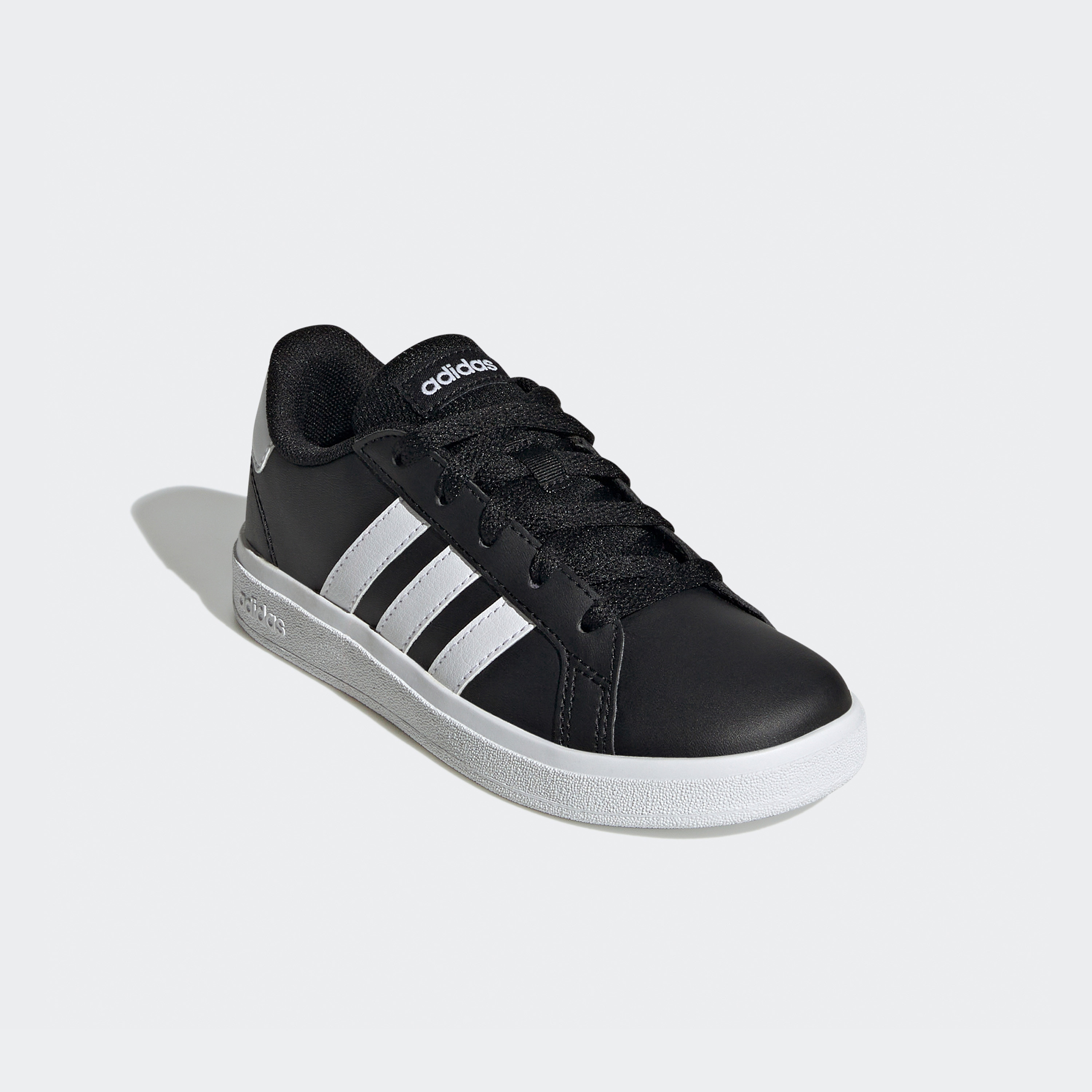 adidas Kids Grand Court Lifestyle Lace-Up Sneakers FZ6158|OE-boys-shoes-schoolshoes-image-1