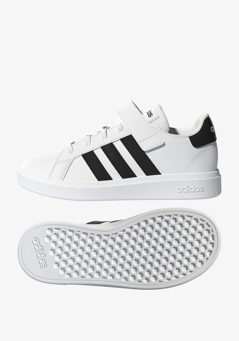 Adidas Sneakers with Hook and Loop Closure - GRAND COURT 2.0 EL-Boy%27s School Shoes-image-0