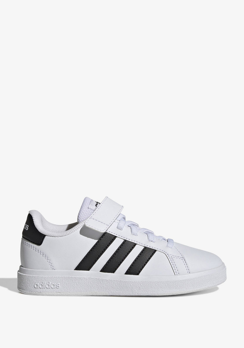 Adidas Sneakers with Hook and Loop Closure - GRAND COURT 2.0 EL-Boy%27s School Shoes-image-1