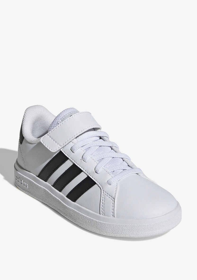 Adidas Sneakers with Hook and Loop Closure - GRAND COURT 2.0 EL-Boy%27s School Shoes-image-5