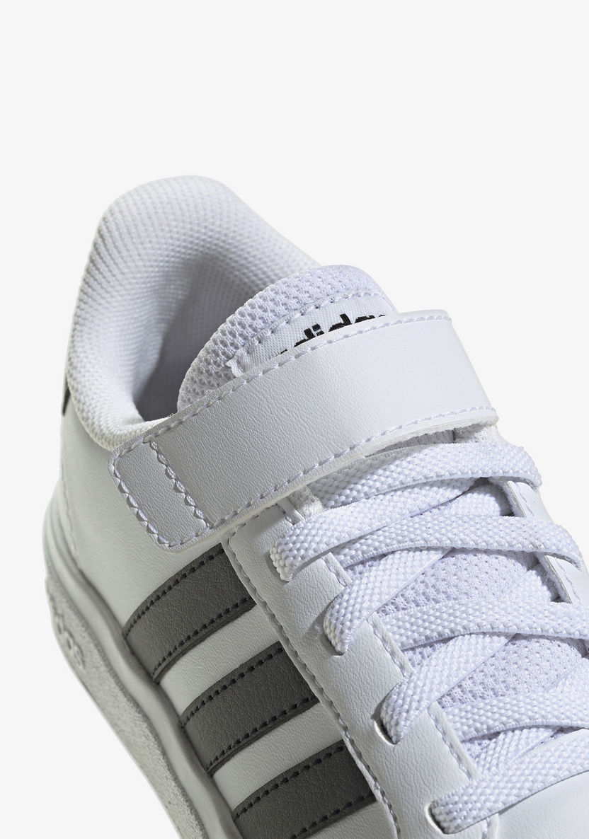 Adidas Sneakers with Hook and Loop Closure - GRAND COURT 2.0 EL-Boy%27s School Shoes-image-7