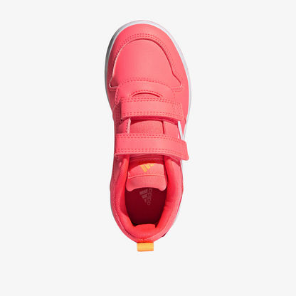 Adidas Girl's Textured Sneakers with Hook and Loop Closure - TENSAUR C
