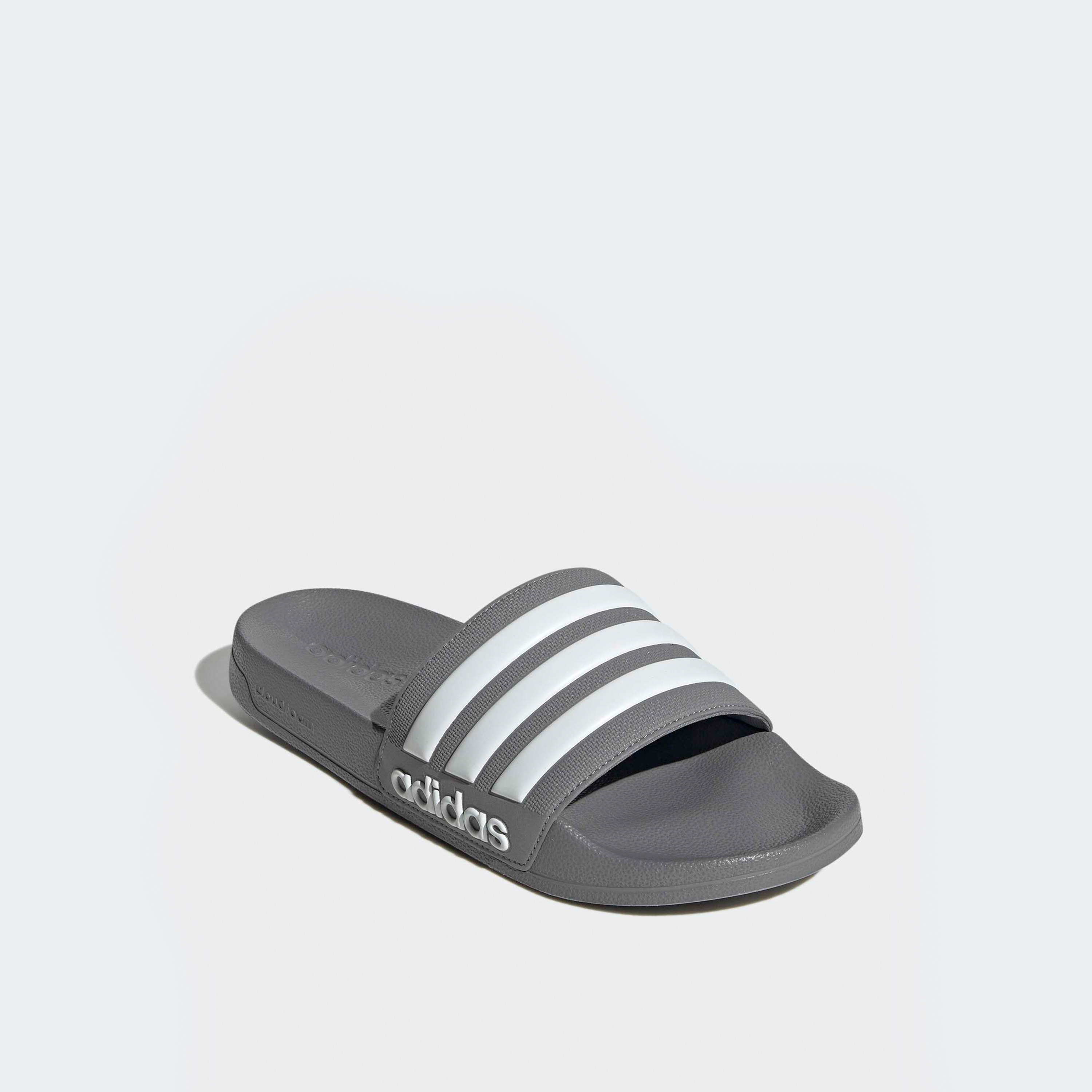 Adidas Men Adilette Shower Logo Embossed Slides-sports-men-shoes-image-1