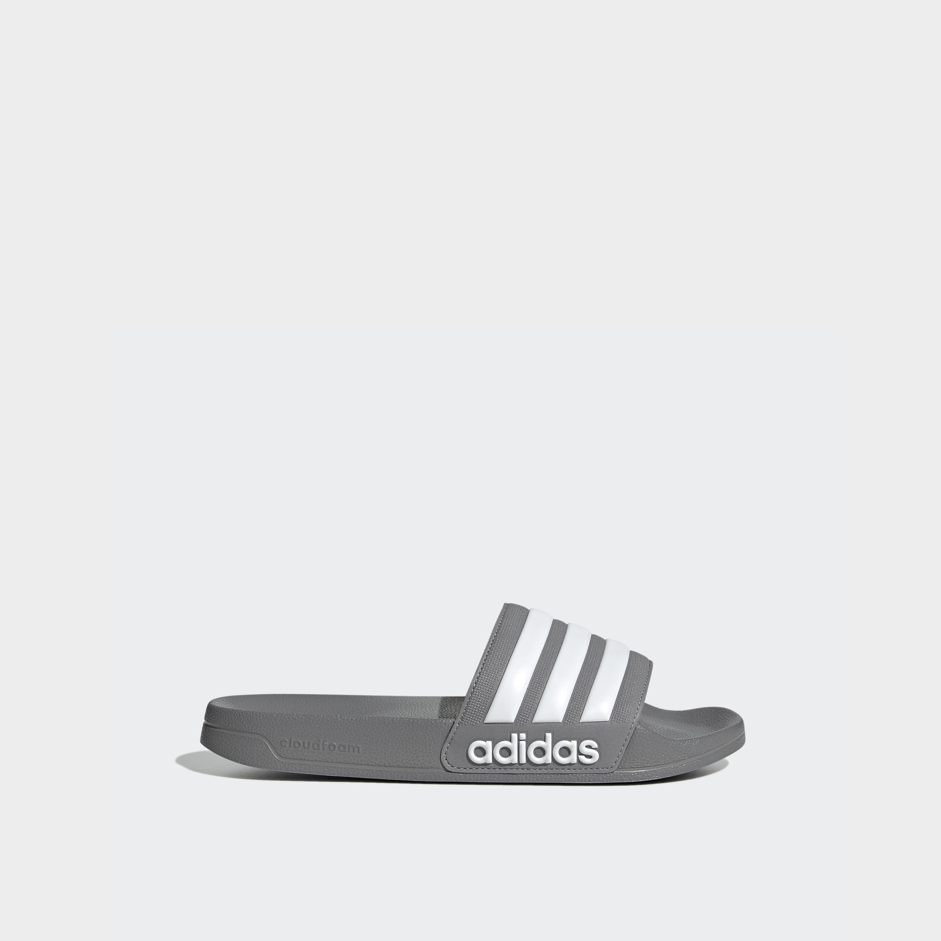 Adidas Men Adilette Shower Logo Embossed Slides-sports-men-shoes-image-2