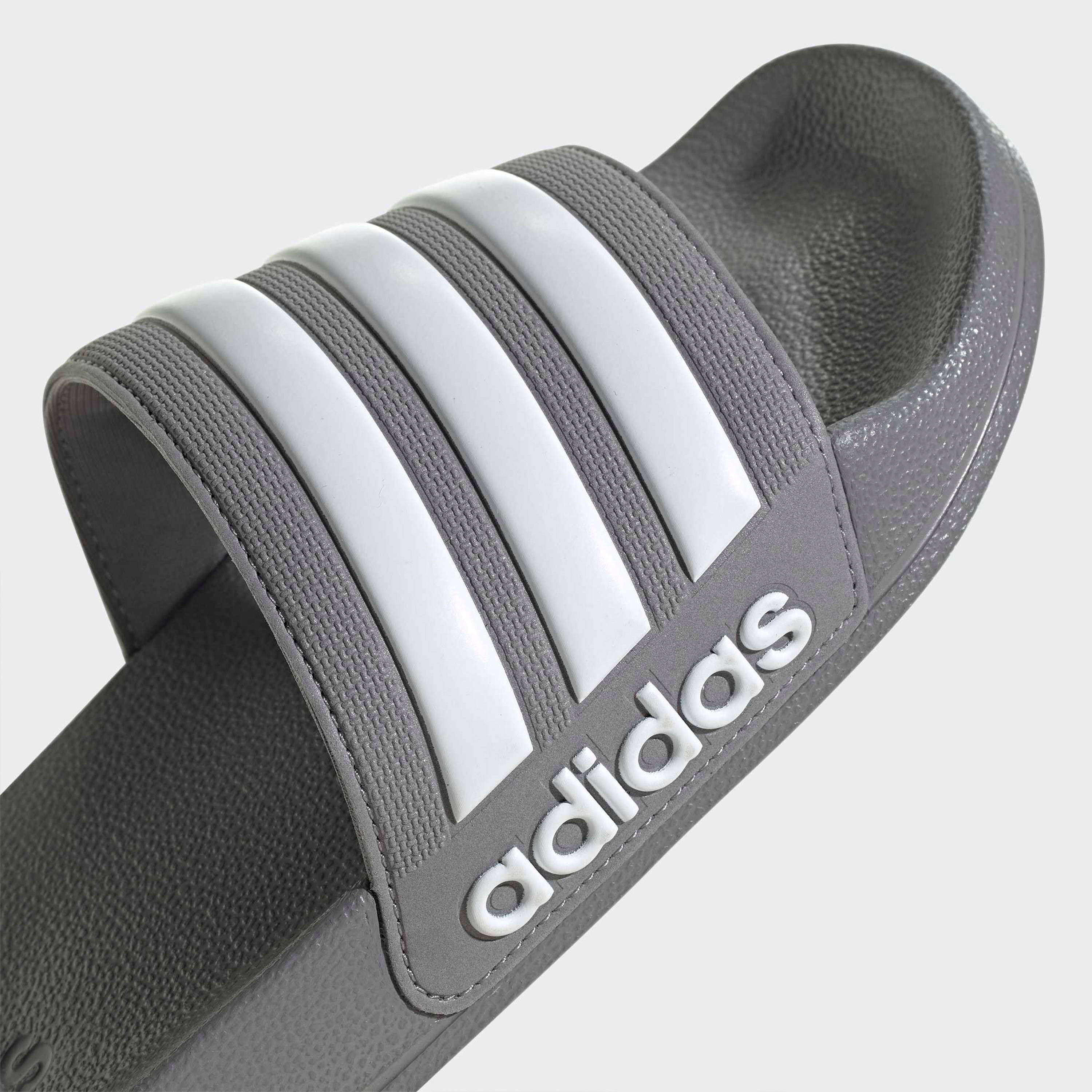 Adidas Men Adilette Shower Logo Embossed Slides-sports-men-shoes-image-7