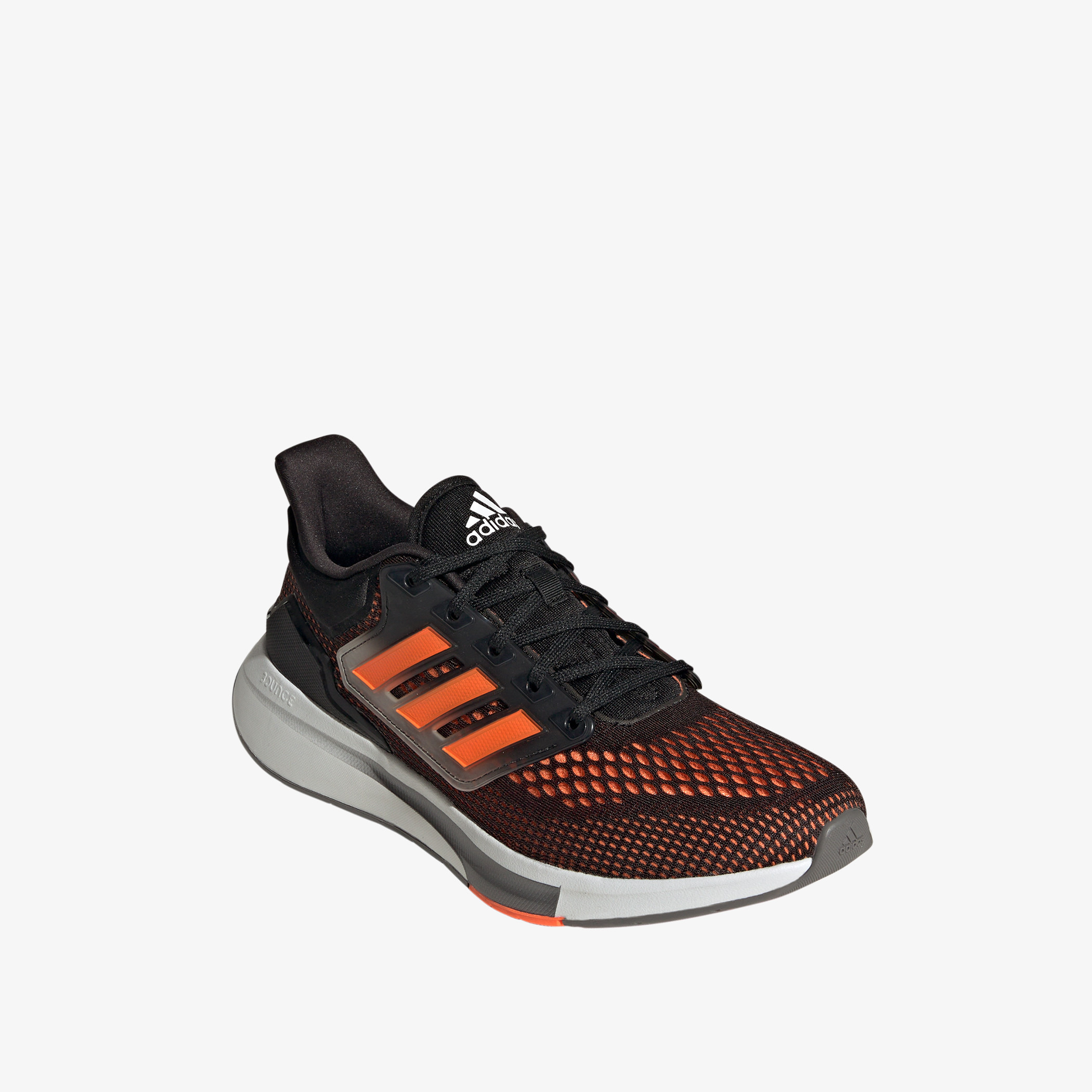 Adidas black and 2024 orange running shoes