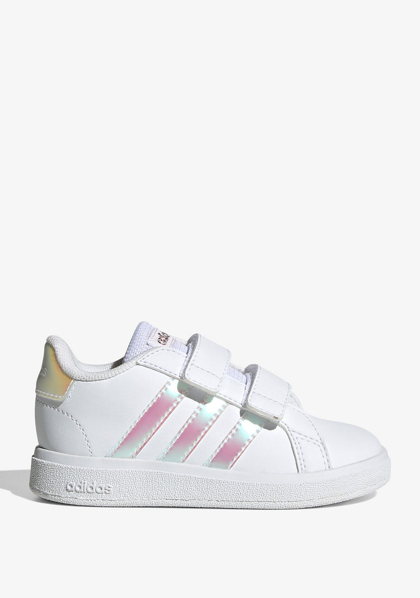 Adidas Girls' Low Ankle Sneakers with Hook and Loop Closure - GRAND COURT 2.0 CF I-Girl%27s Sneakers-image-0