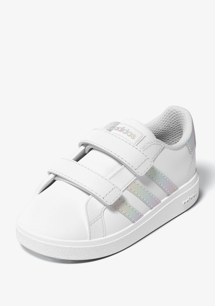 Adidas Girls' Low Ankle Sneakers with Hook and Loop Closure - GRAND COURT 2.0 CF I-Girl%27s Sneakers-image-9