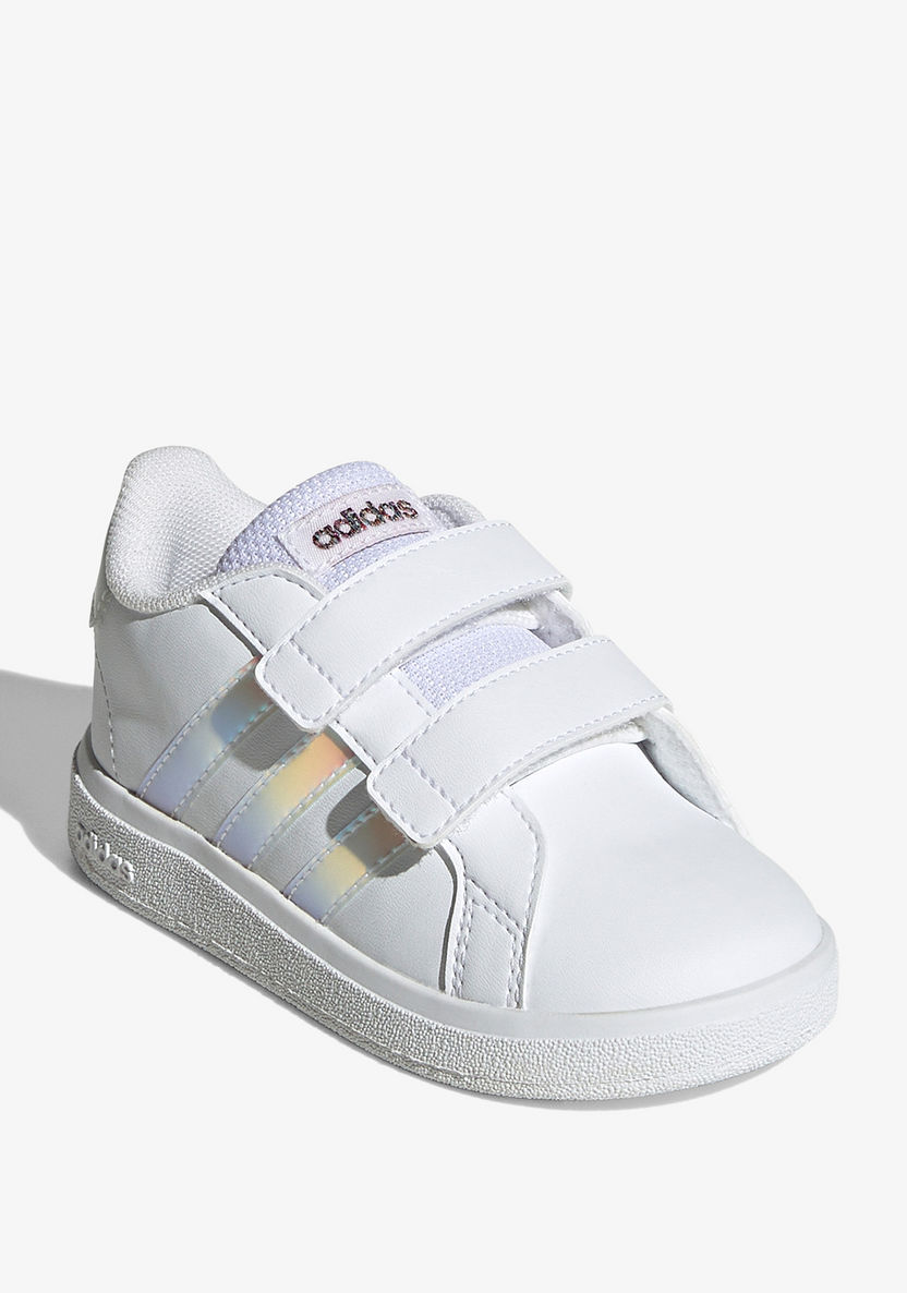 Adidas Girls' Low Ankle Sneakers with Hook and Loop Closure - GRAND COURT 2.0 CF I-Girl%27s Sneakers-image-4