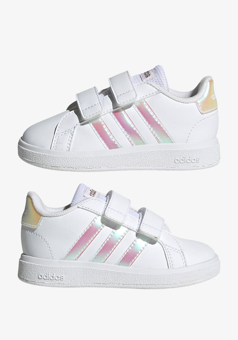 Adidas Girls' Low Ankle Sneakers with Hook and Loop Closure - GRAND COURT 2.0 CF I-Girl%27s Sneakers-image-8