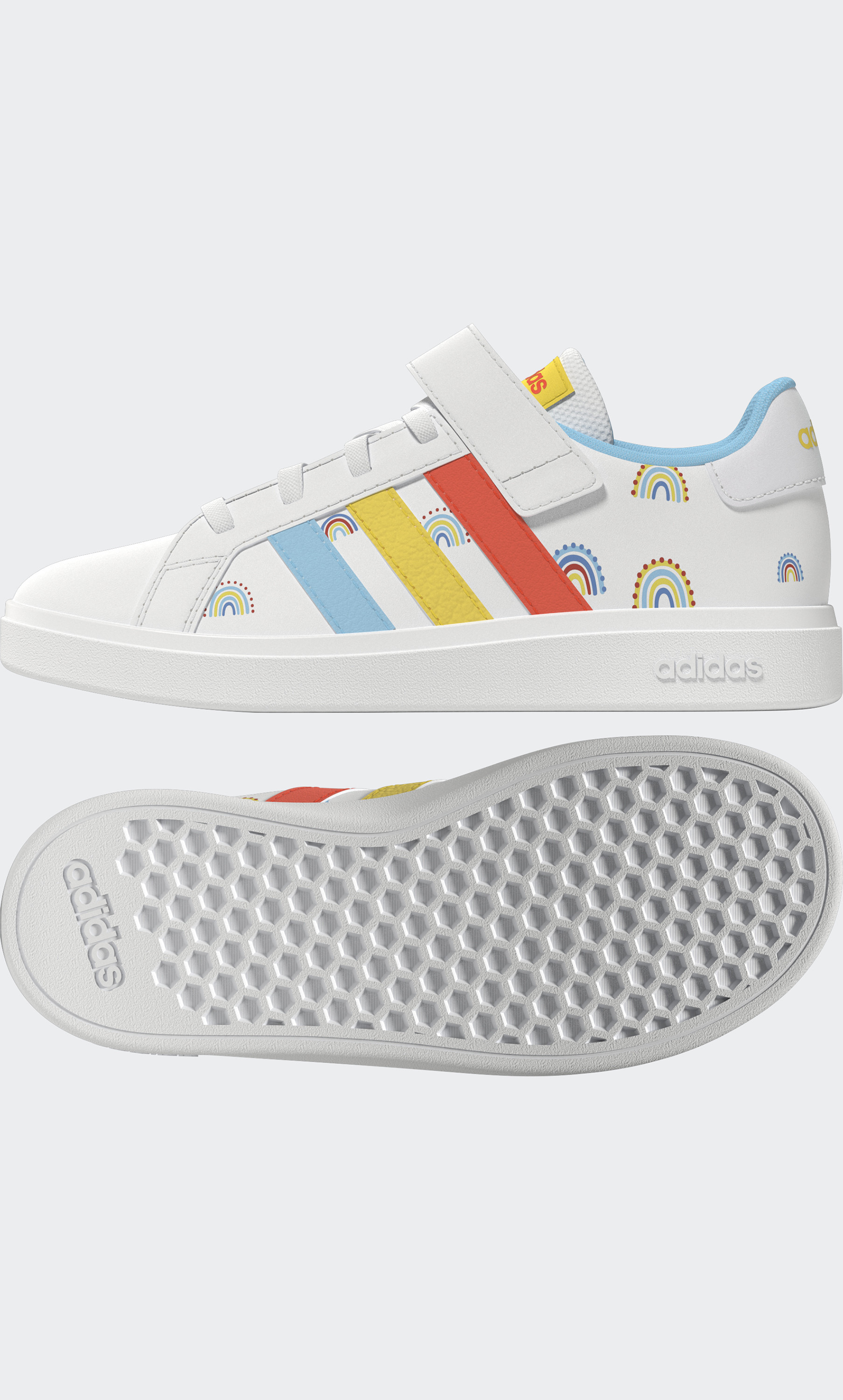 GY2457 حذاء رياضي لتنس جراند كورت 2.0 للأطفال من اديداس-sports-boys-shoes-image-1