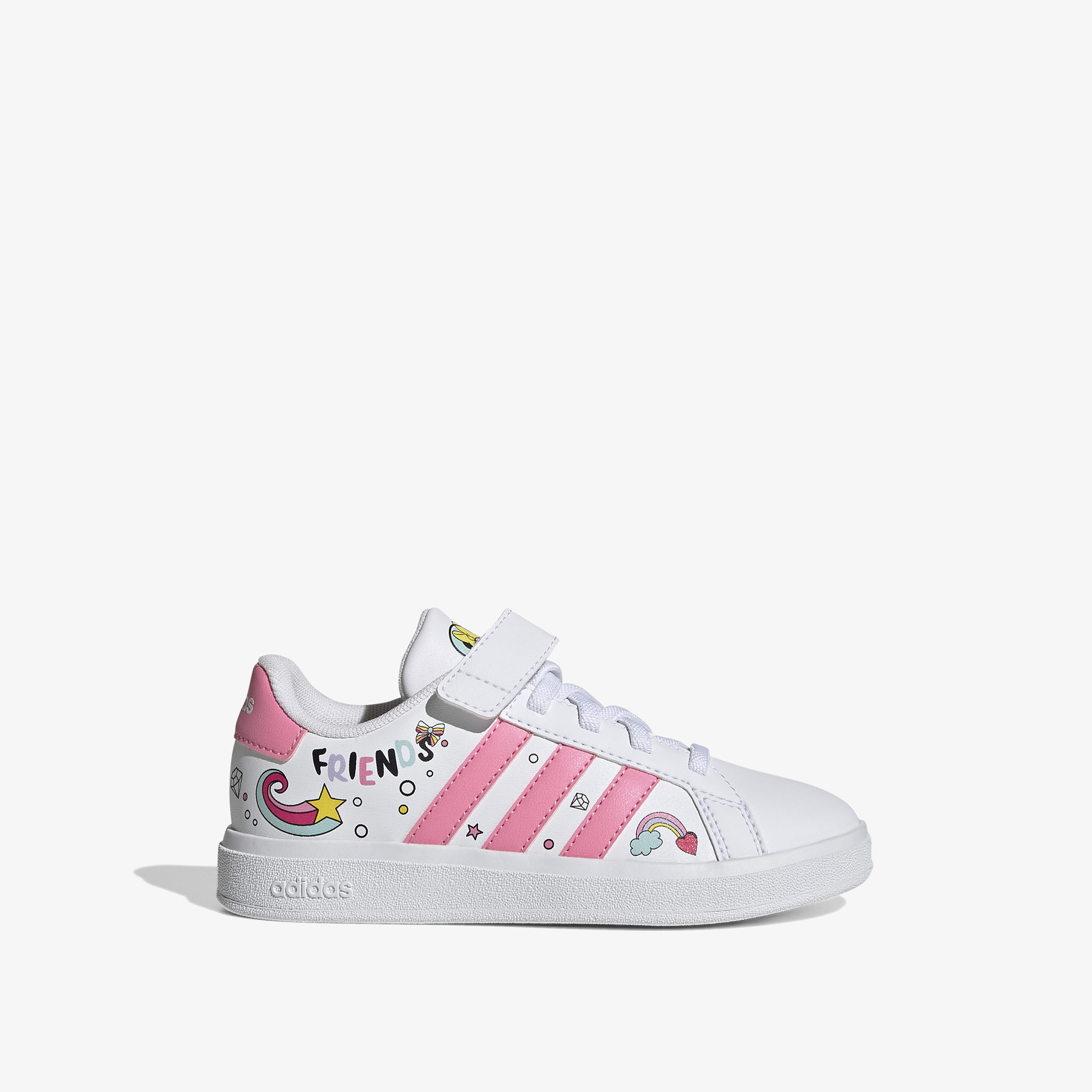 adidas Girls Grand Minnie El K Tennis LKK80 Lace-Up Shoes-girls-shoes-sneakers-image-1