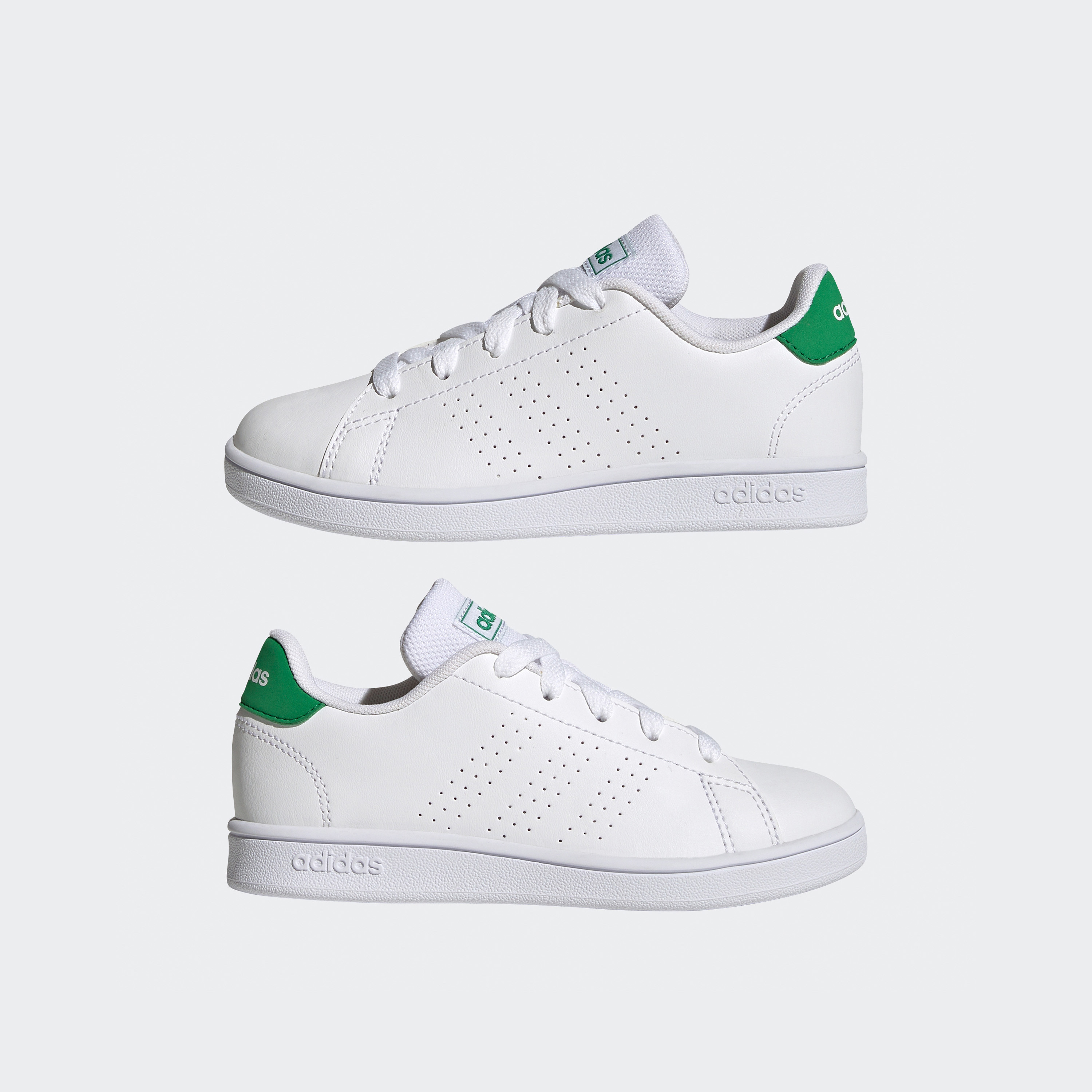 adidas Kids Advantage Lifestyle Court Lace Shoes GY6995|OE-girls-shoes-sneakers-image-9