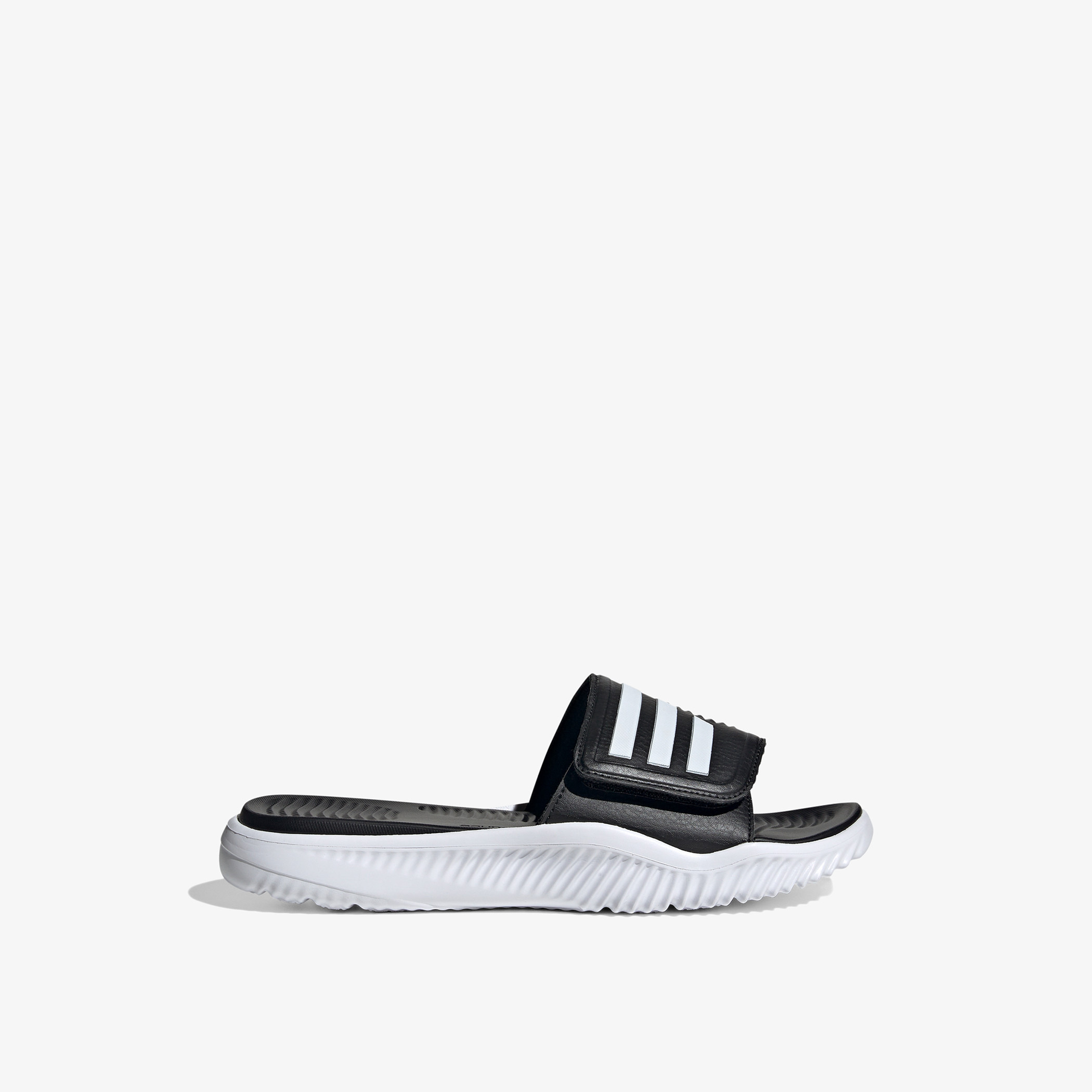 Adidas Men s Textured Slip On Slides Alphabounce Slide 2.0