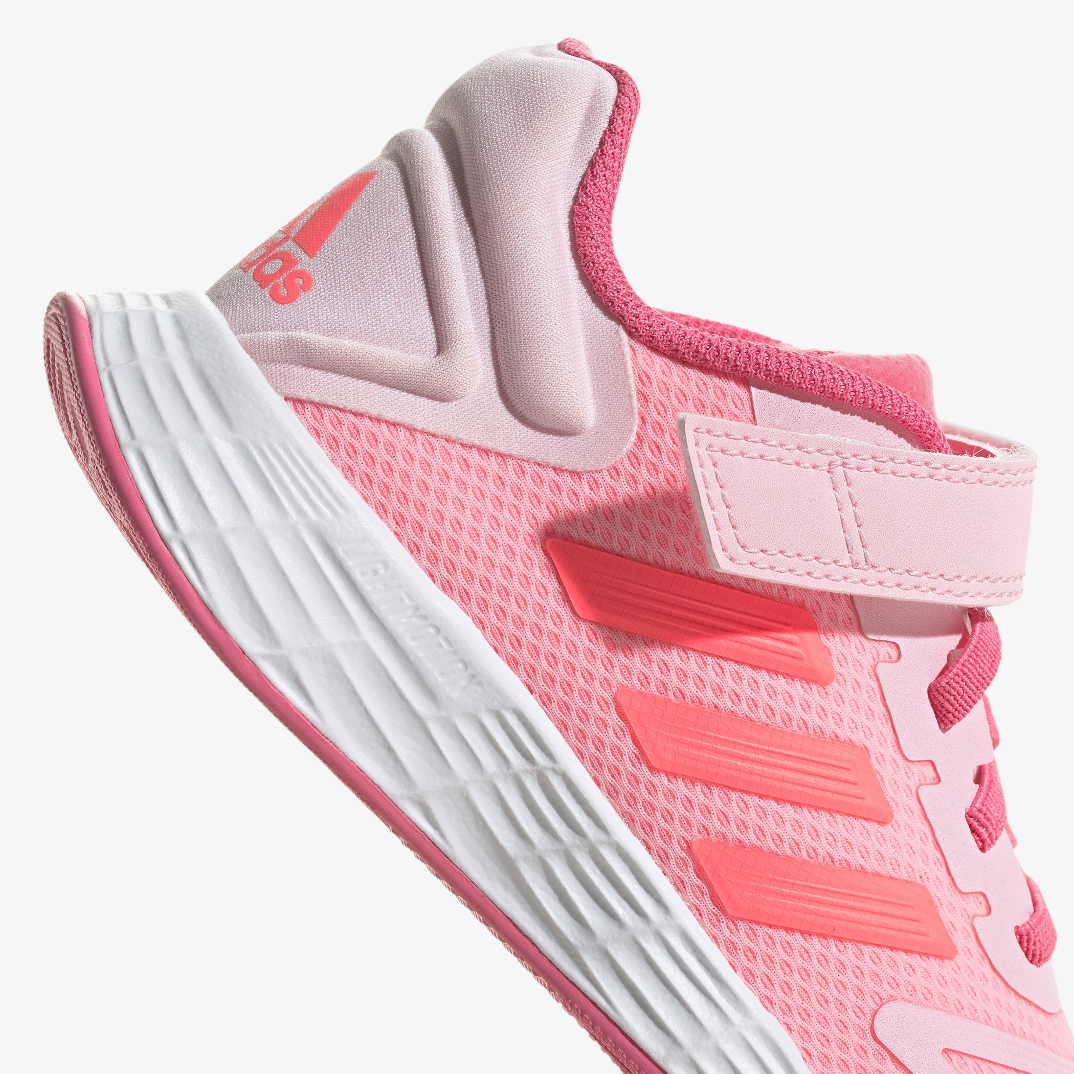 adidas Girls Duramo 10 El K Lwr95 Hook & Loop Running Shoes-sports-girls-shoes-image-2