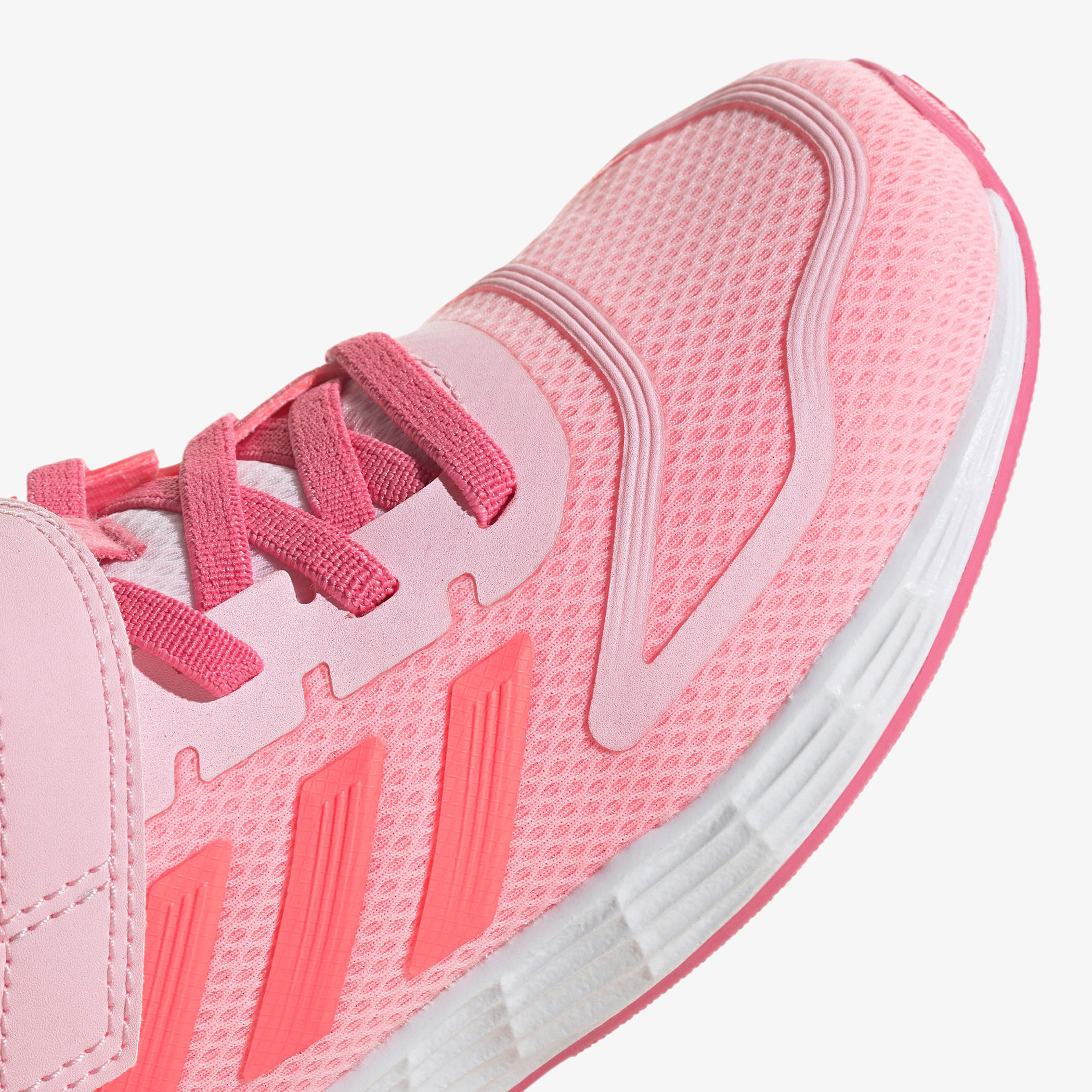 adidas Girls Duramo 10 El K Lwr95 Hook & Loop Running Shoes-sports-girls-shoes-image-4
